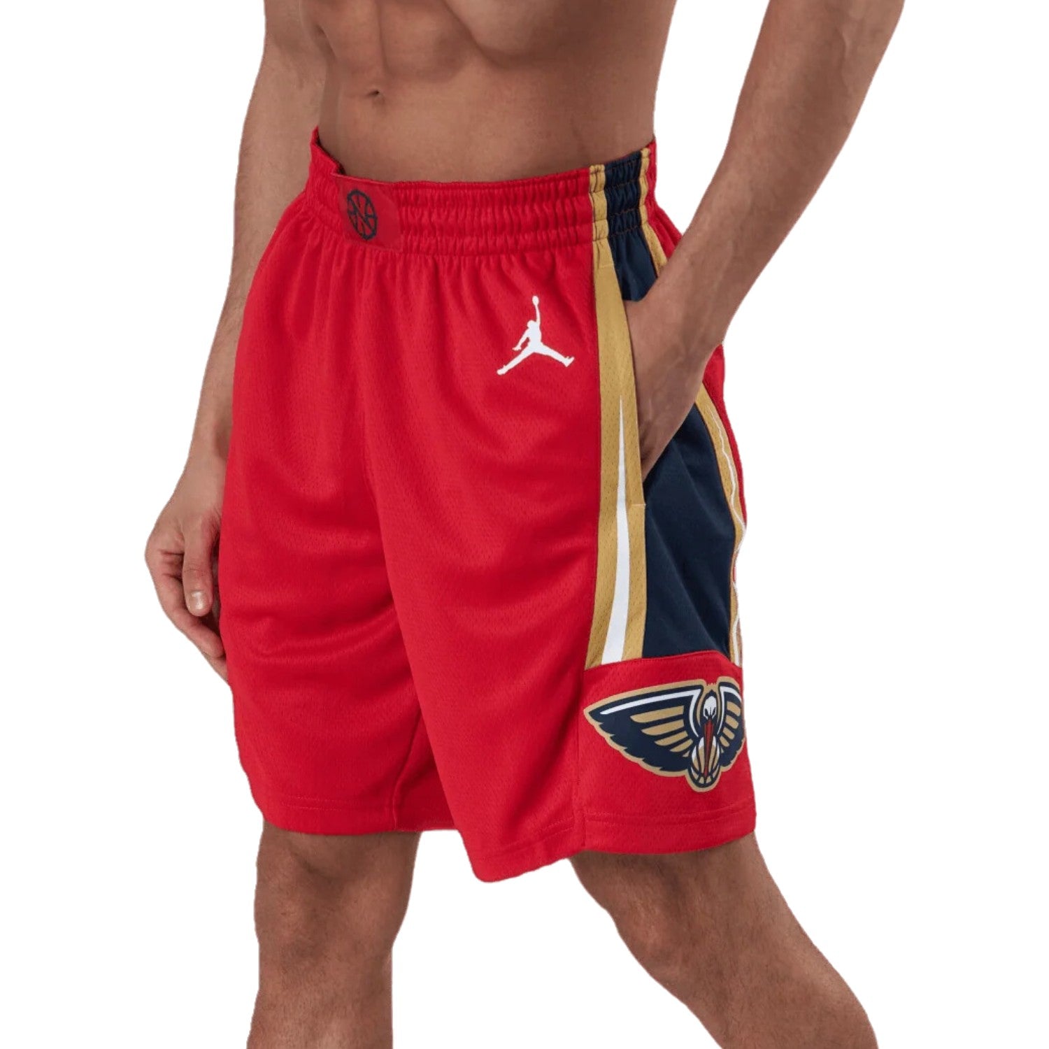 Nike New Orleans Pelicans Statement Edition Swingman Shorts Gym Red