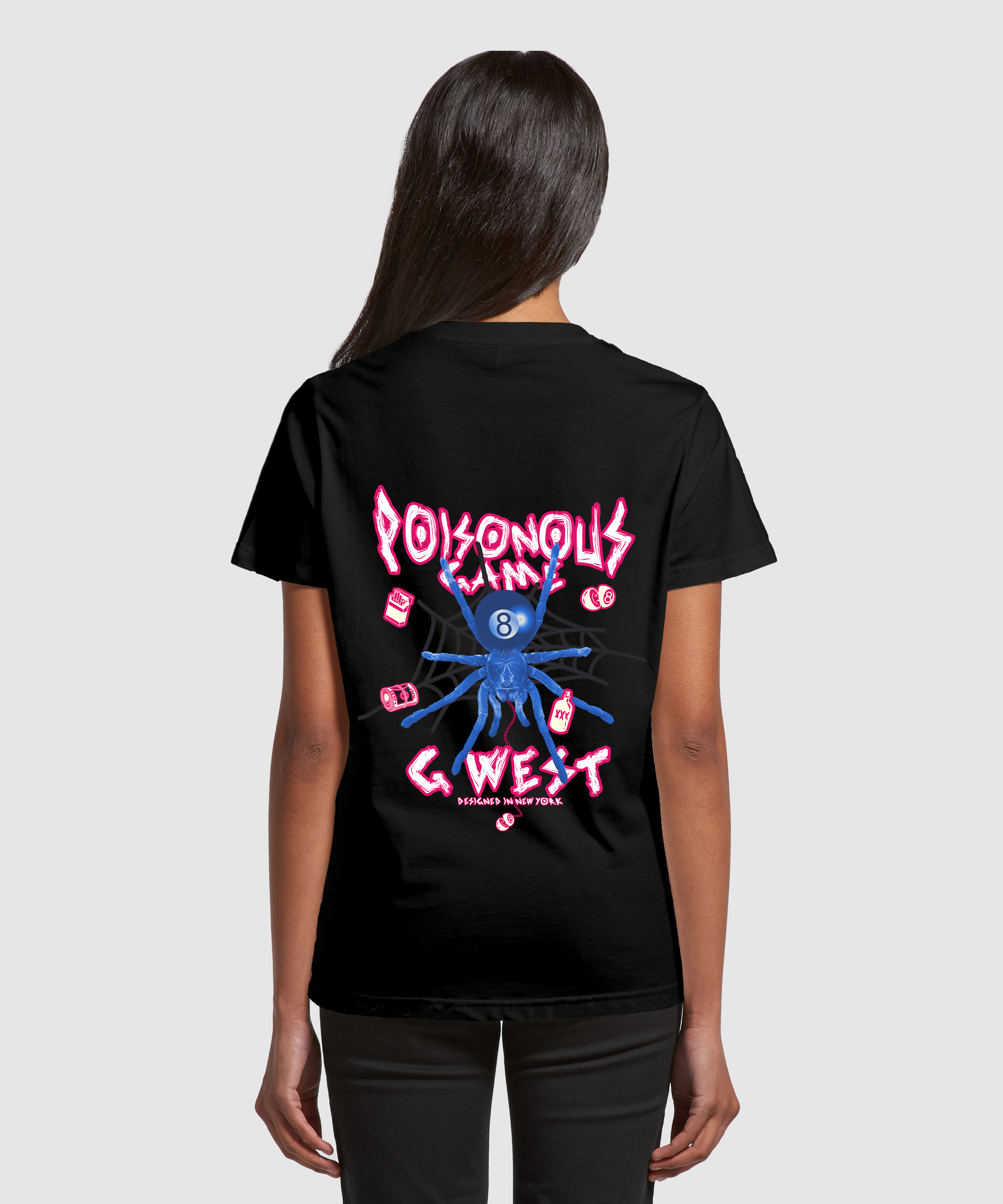 G West Poison Game Pink/white/blue Womens Style : Gwwasbst5042