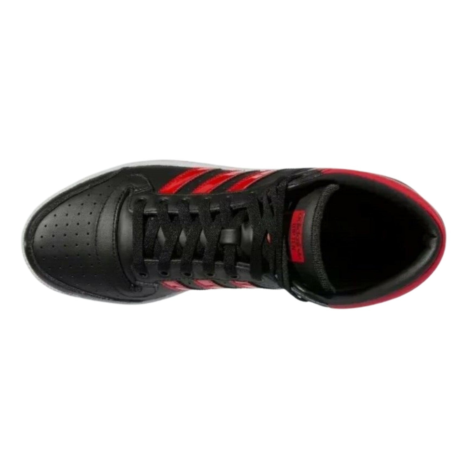 adidas Top Ten Hi Core Black Vivid Red Patent