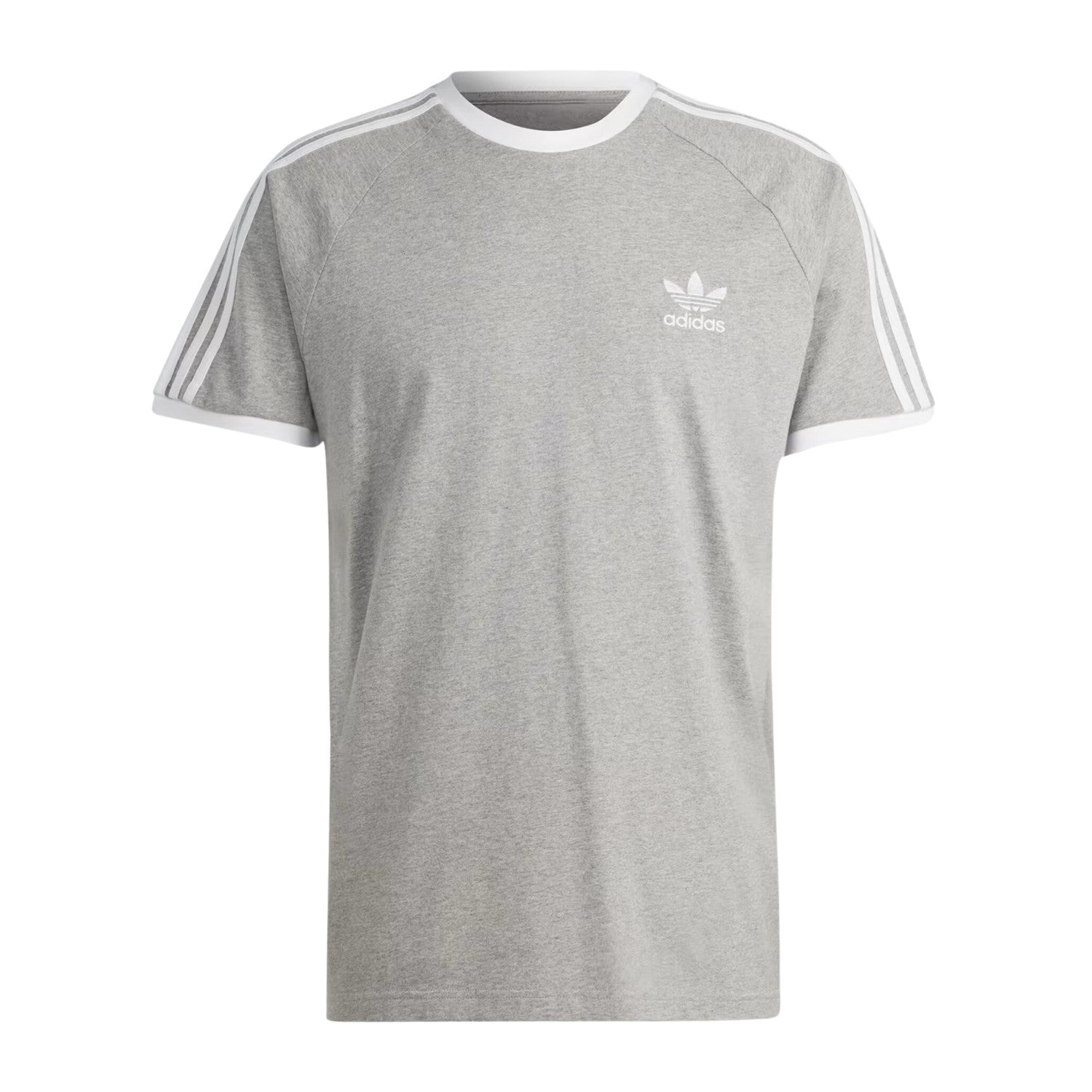 Adidas Originals 3-stripes Grey Tee Mens Style : Ia4848