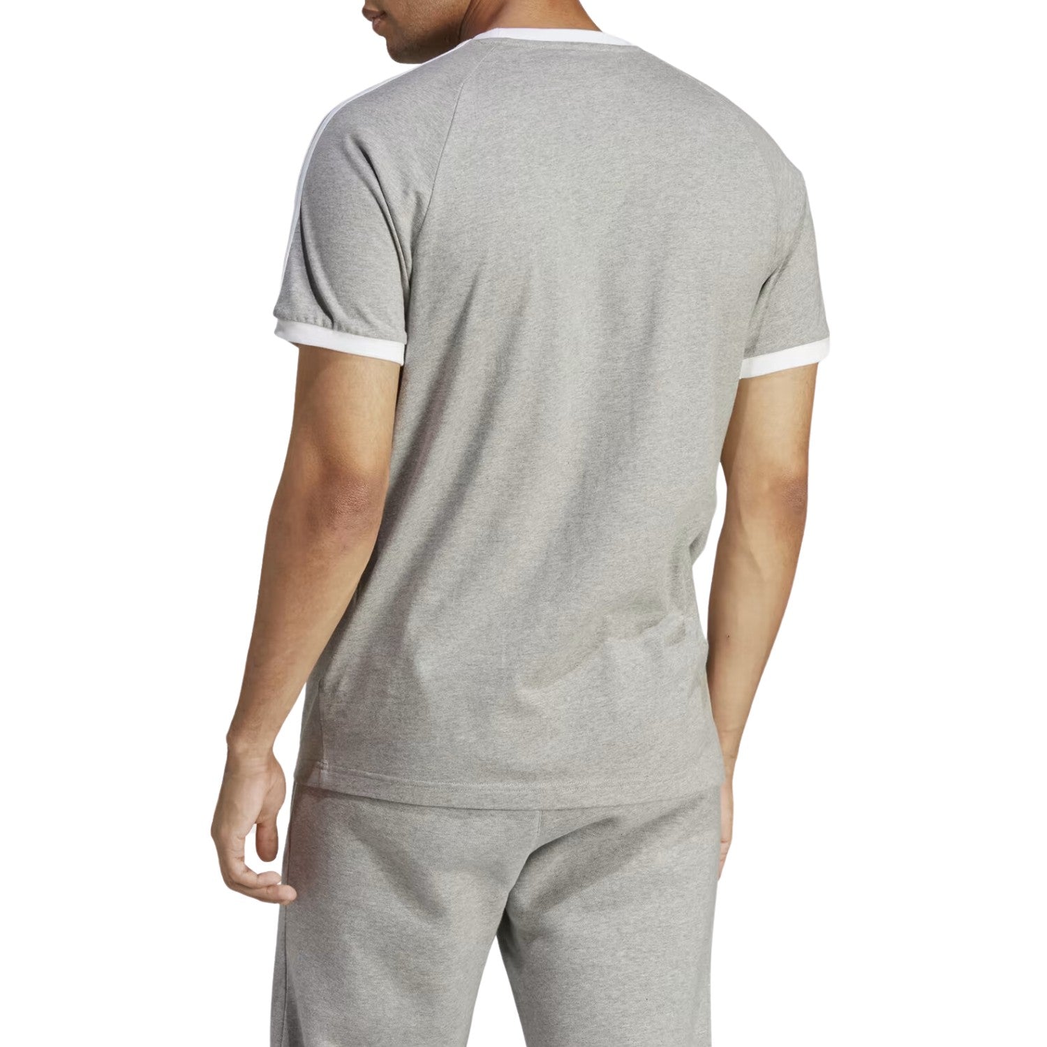 Adidas Originals 3-stripes Grey Tee Mens Style : Ia4848