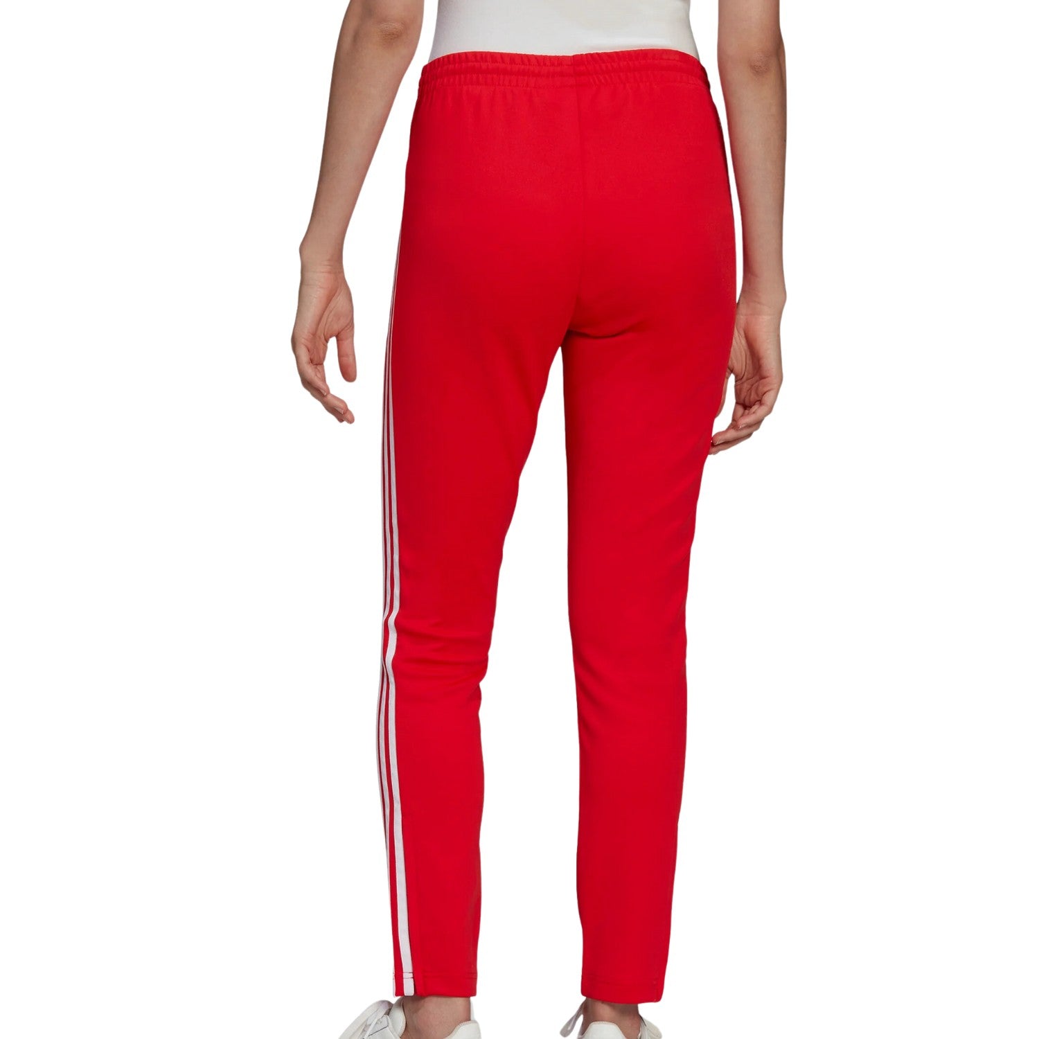 adidas Women's Primeblue SST Track Pants Vivid Red