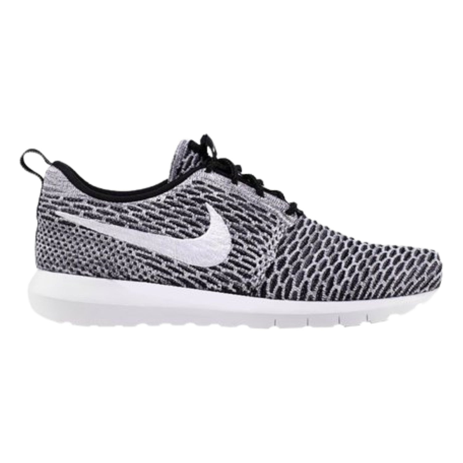 Nike Roshe Run Flyknit Black White