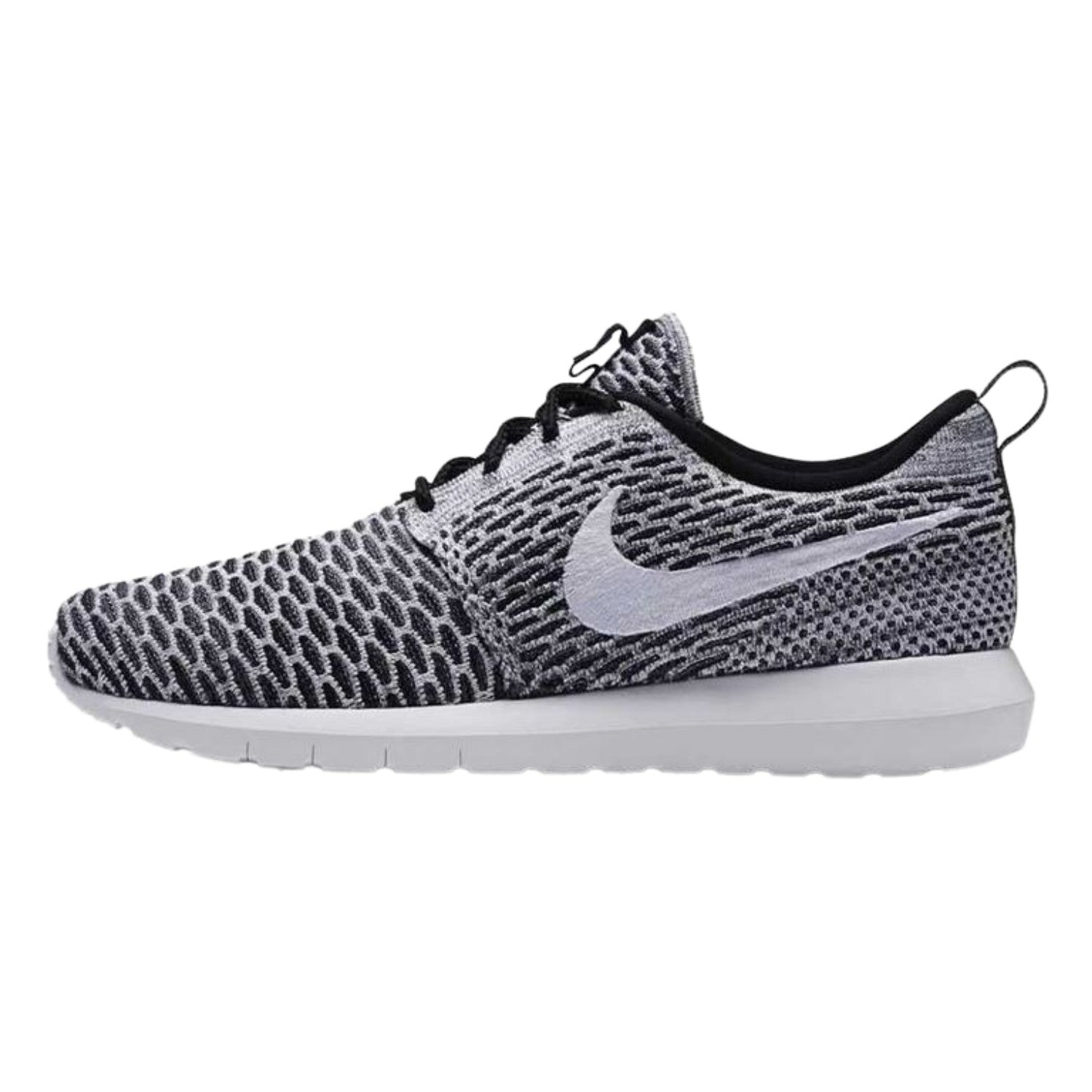 Nike Roshe Run Flyknit Black White