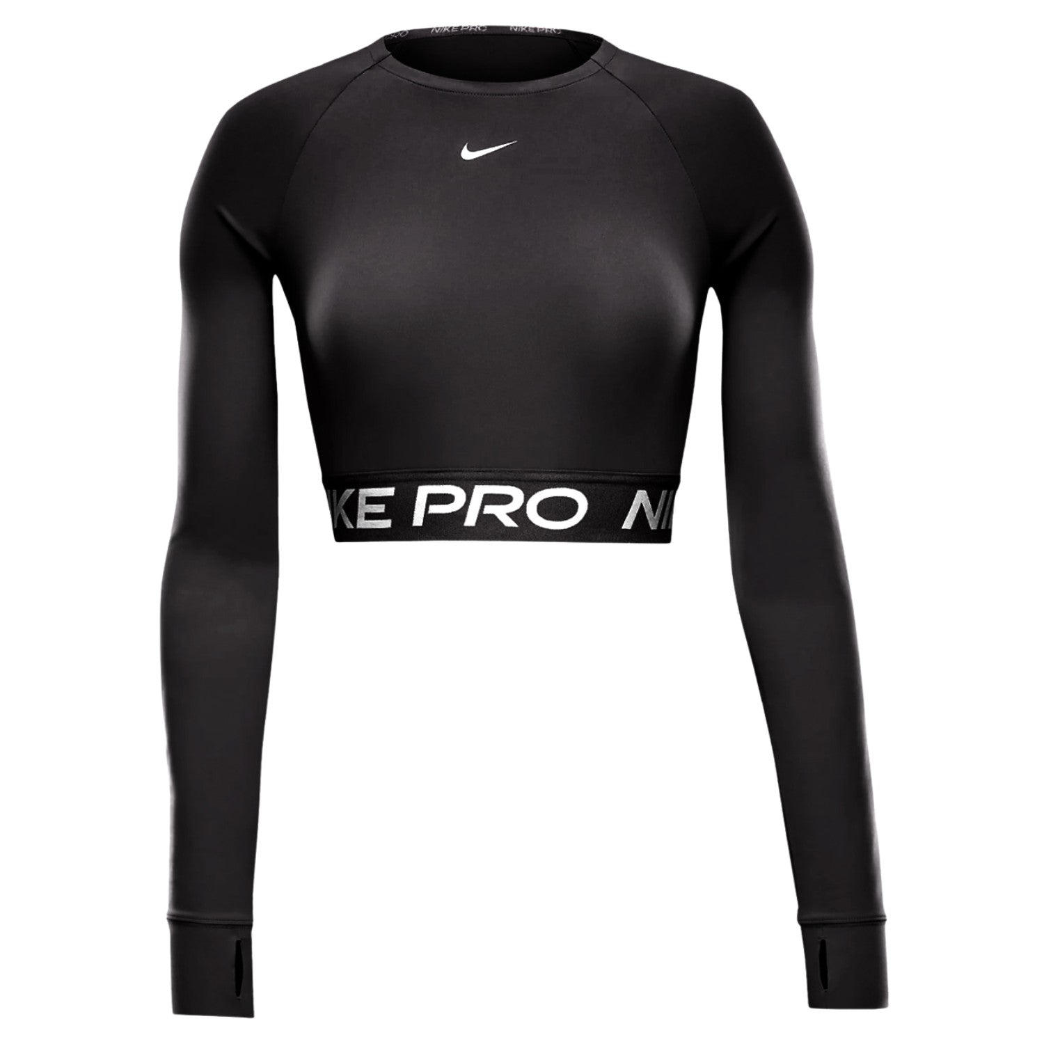 Nike Pro Women's Dri-fit Cropped Long-sleeve Top Womens Style : Fv5484