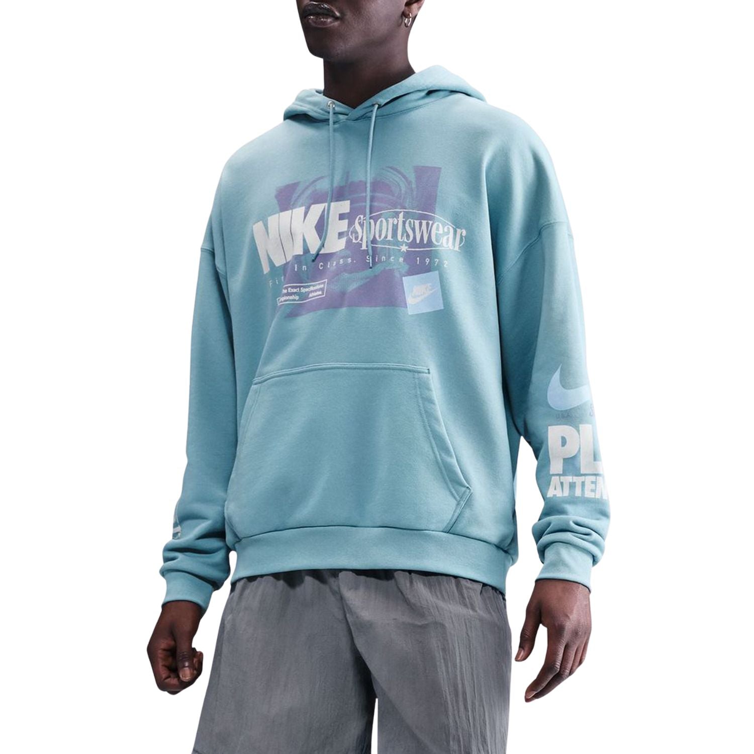 Nike Club Men's Oversized French Terry Pullover Hoodie Mens Style : Ib8257