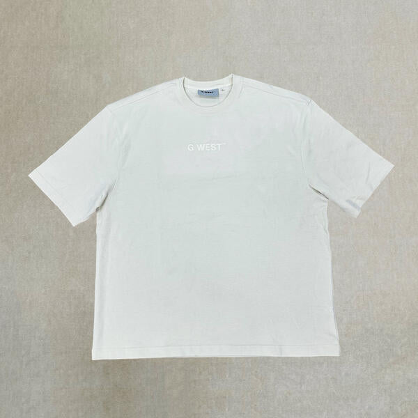 G WEST MENS TEE - CLOUD CREAM