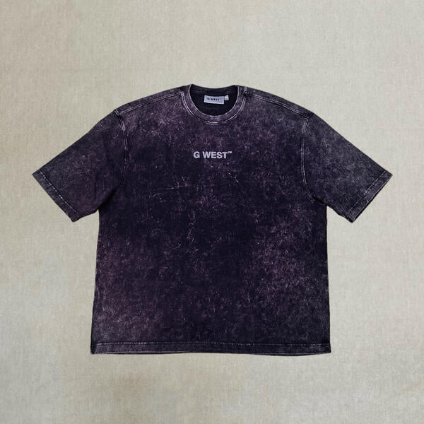 G WEST MENS TEE - PURPLE