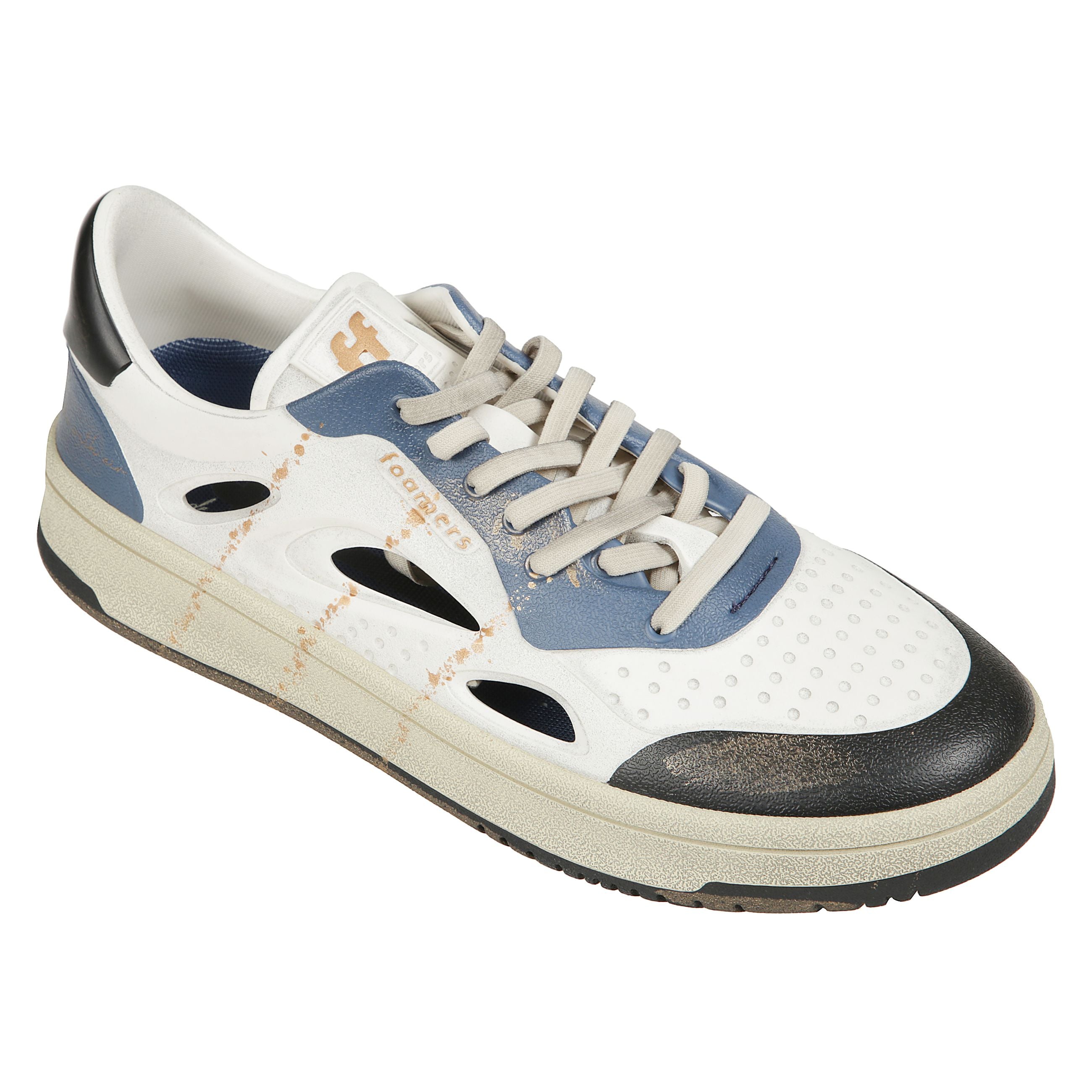 Sneaker (s5foam01/gru) presentano la tomaia in pelle, la suola in gomma e il logo del brand sulla linguetta, sulla parte laterale e sul tallone