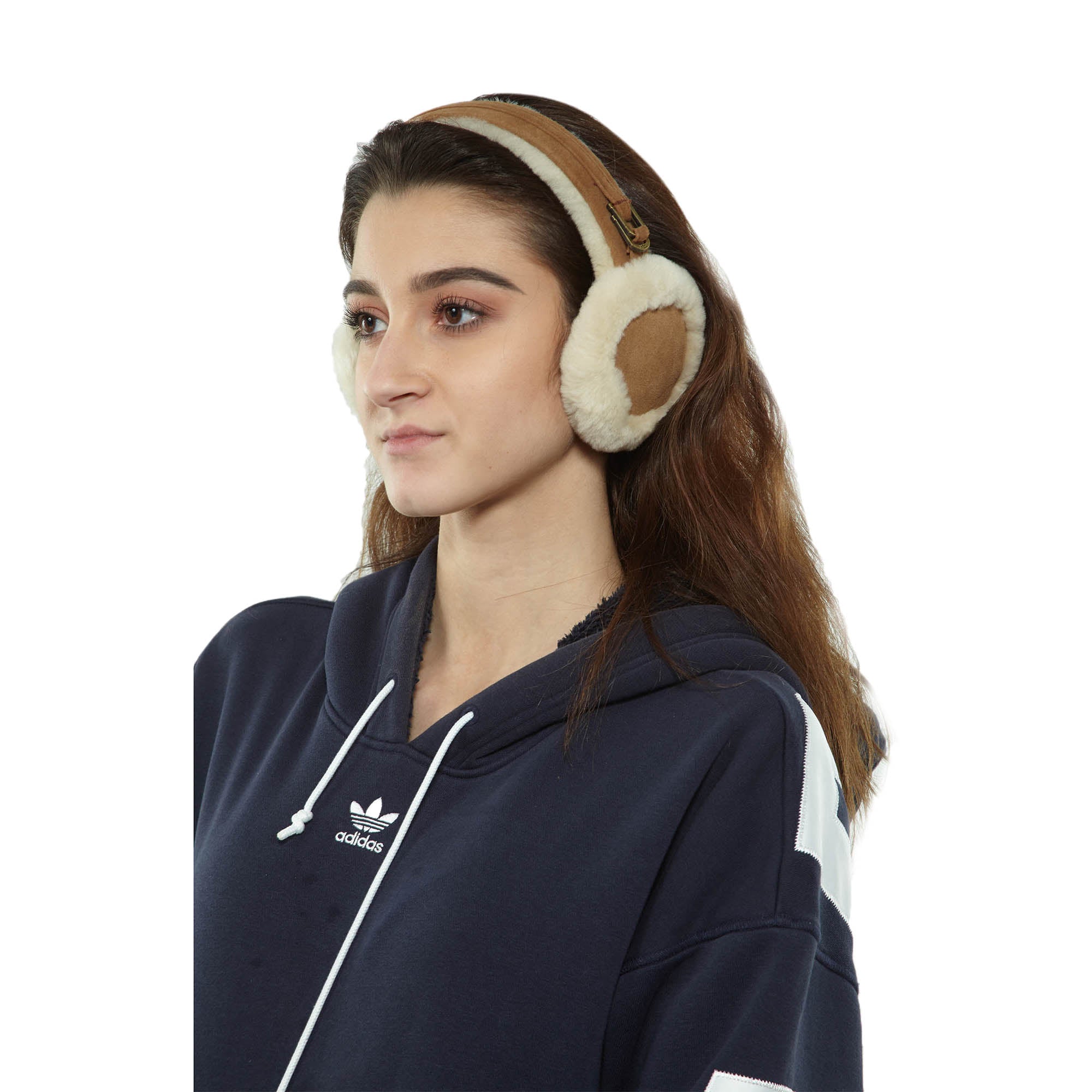 Ugg Double U Logo Shearling Earmuff Womens Style : 5801