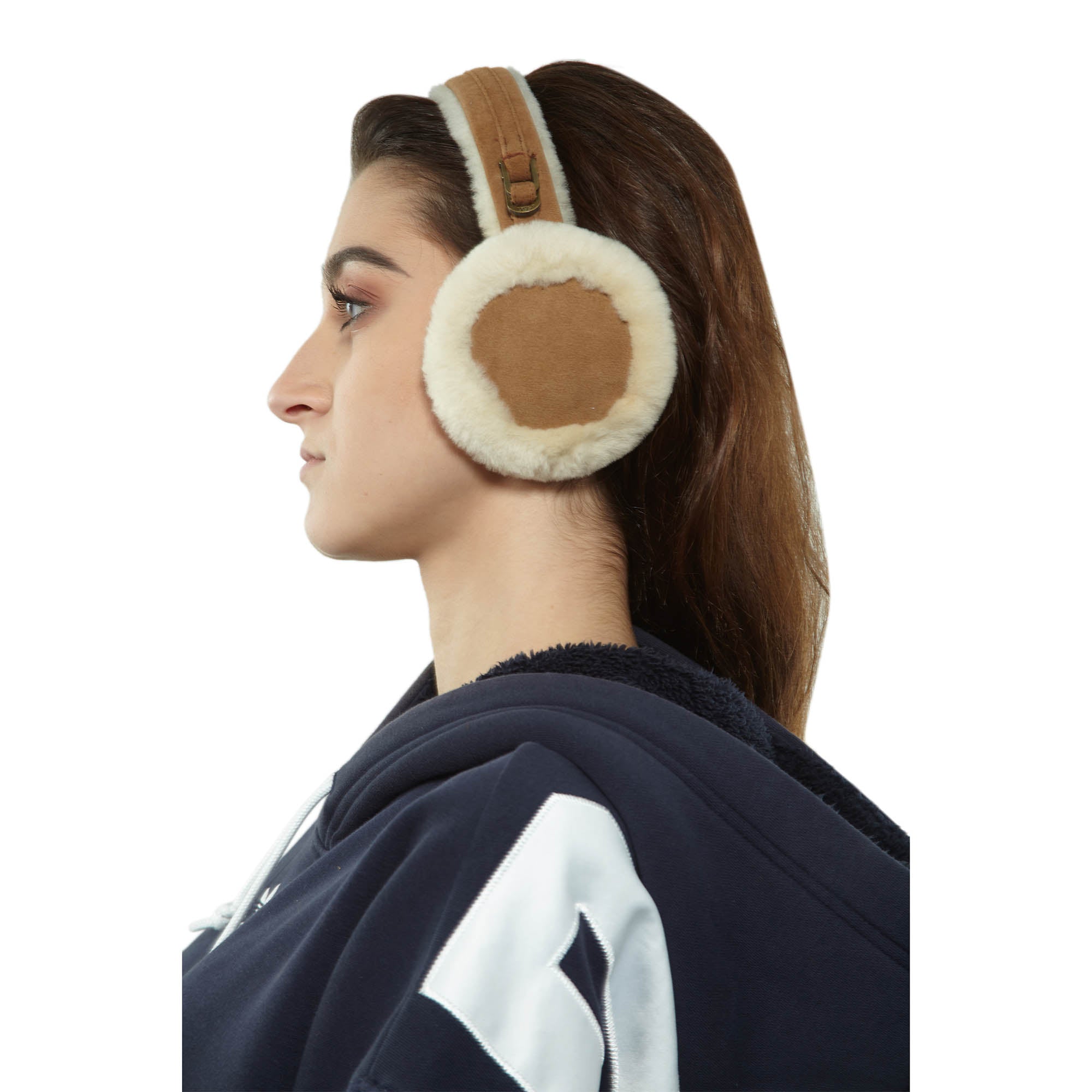 Ugg Double U Logo Shearling Earmuff Womens Style : 5801