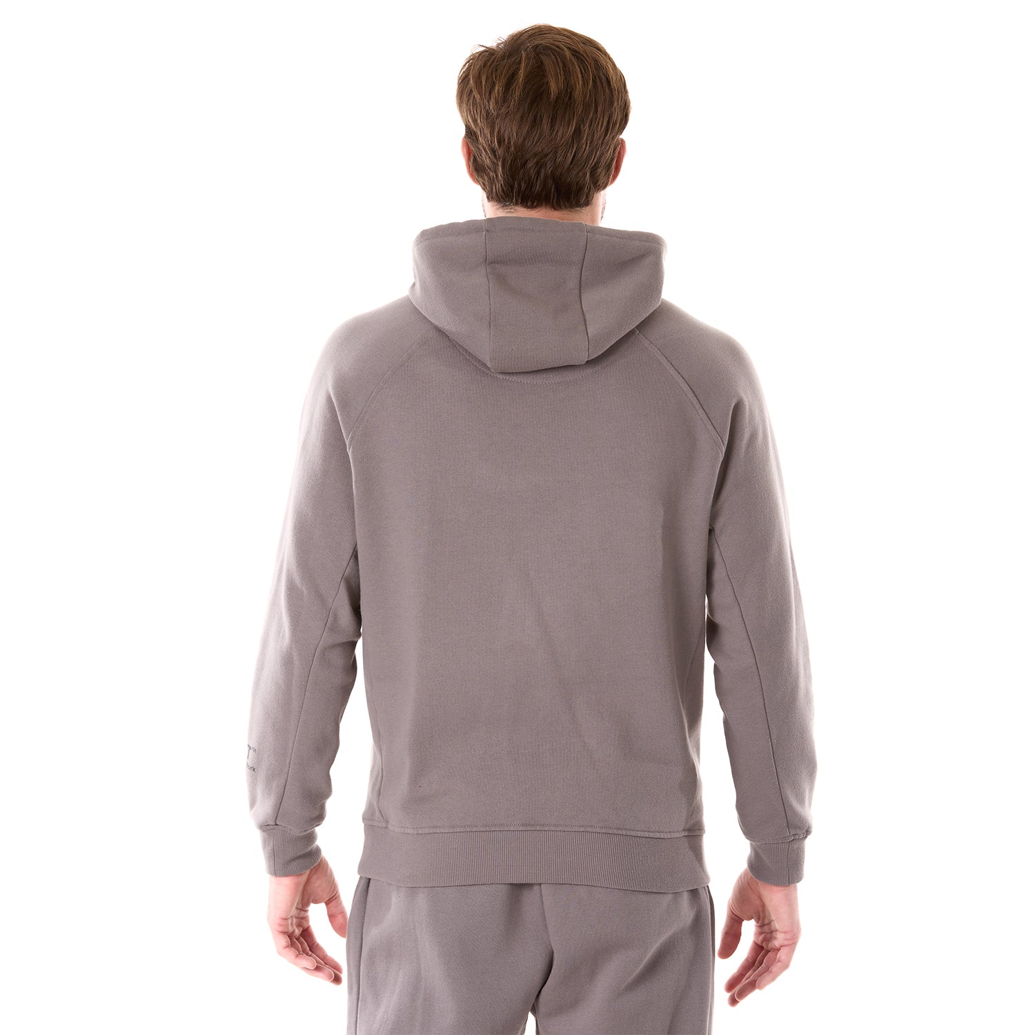 G WEST MENS FLEECE PULLOVER HOODIE - CHARCOAL GREY