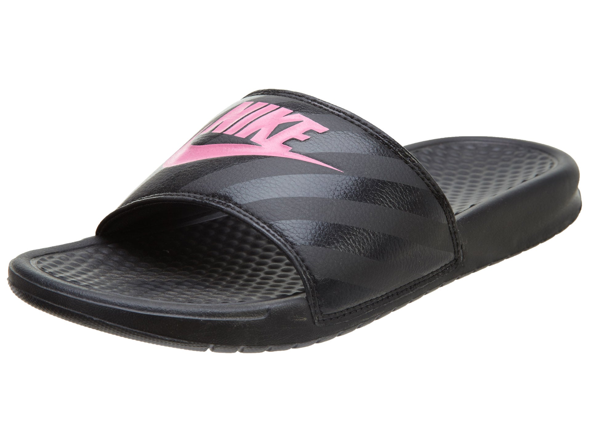 Nike Benassi JDI Black Pink Womens Style :343881