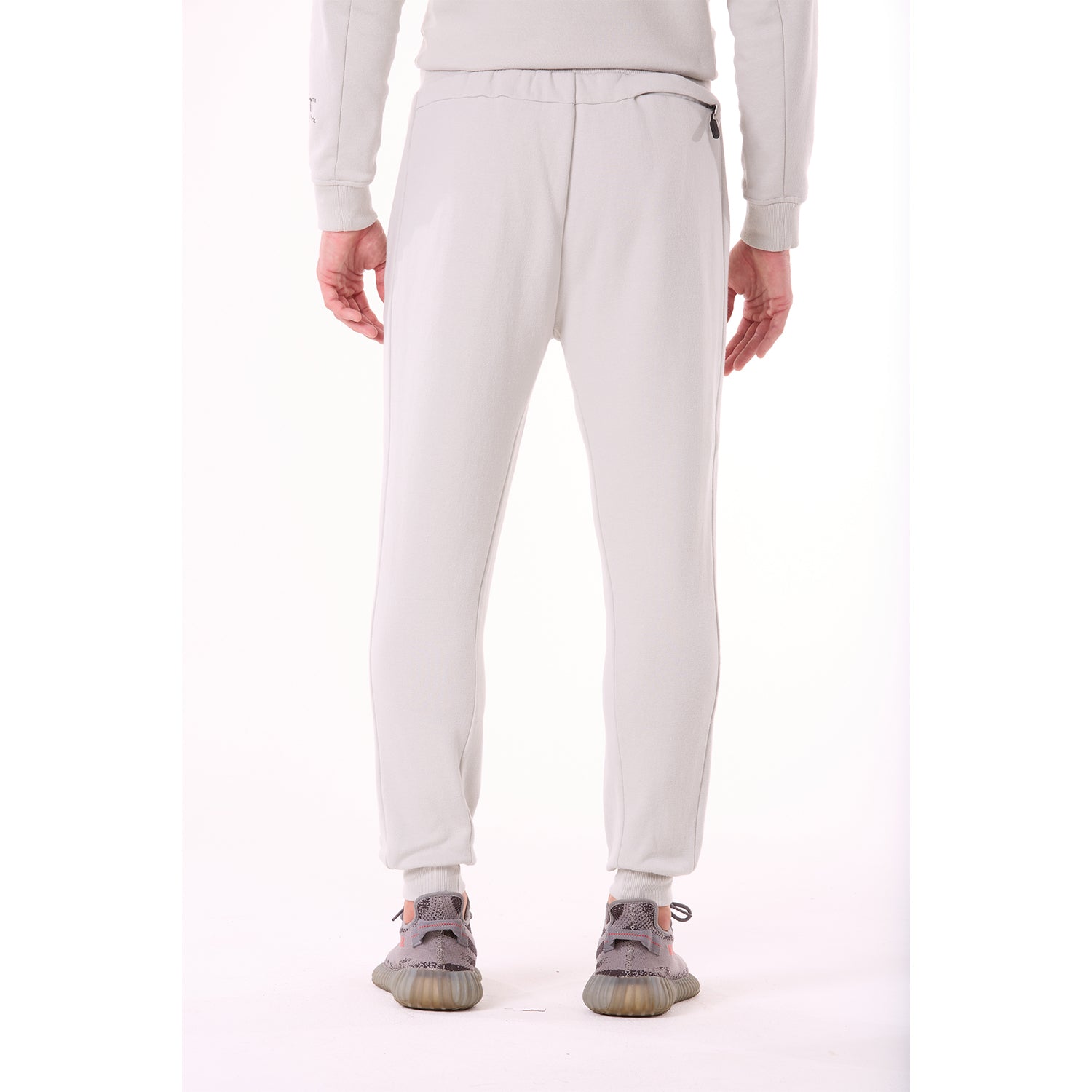 G WEST MENS FLEECE JOGGER PANTS - STORMY GRAY