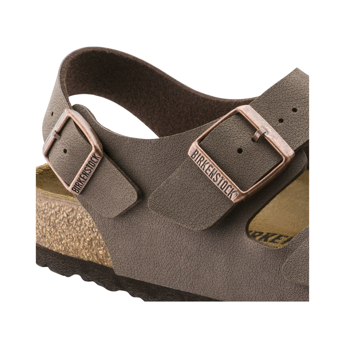 Birkenstock Milano Birkibuc Mocha Sandals Regular