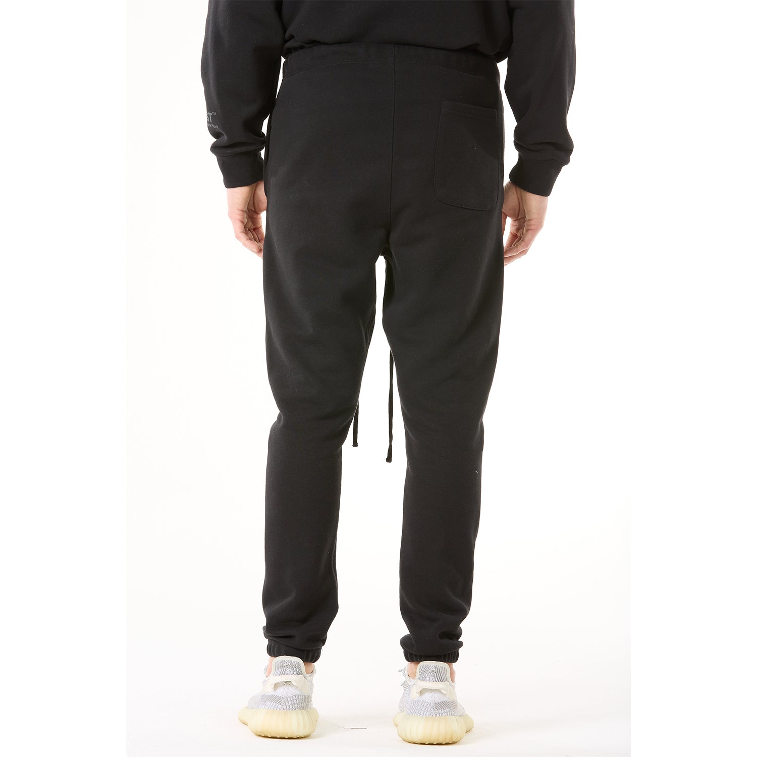 G WEST MENS LIFESTYLE PREMIUM JOGGER PANTS - JET BLACK