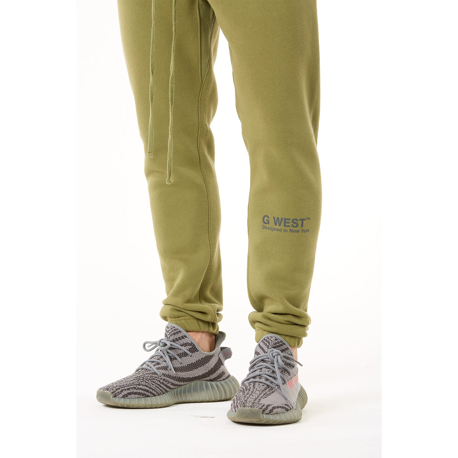 G WEST MENS LIFESTYLE PREMIUM JOGGER PANTS - CAPULET OLIVE