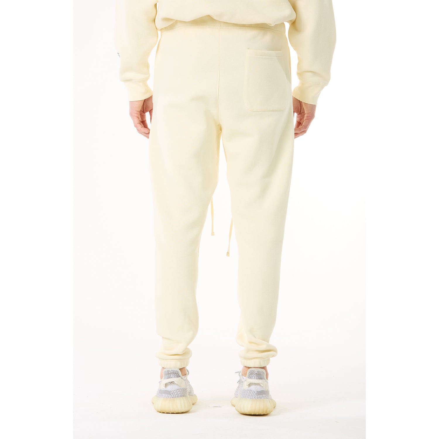 G WEST MENS LIFESTYLE PREMIUM JOGGER PANTS - CLOUD CREAM