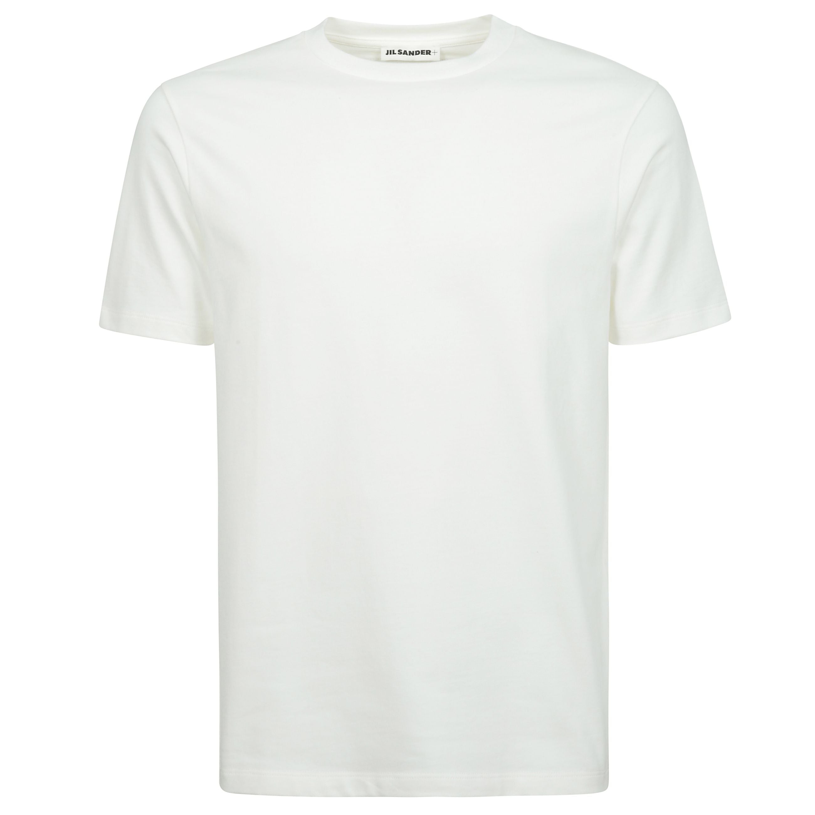 Migliora il tuo guardaroba con questa raffinata t-shirt bianca di jil sander. realizzata in puro cotone, offre il massimo comfort e un'eleganza senza tempo, ideale per ogni occasione dove stile e funzionalità sono fondamentali.