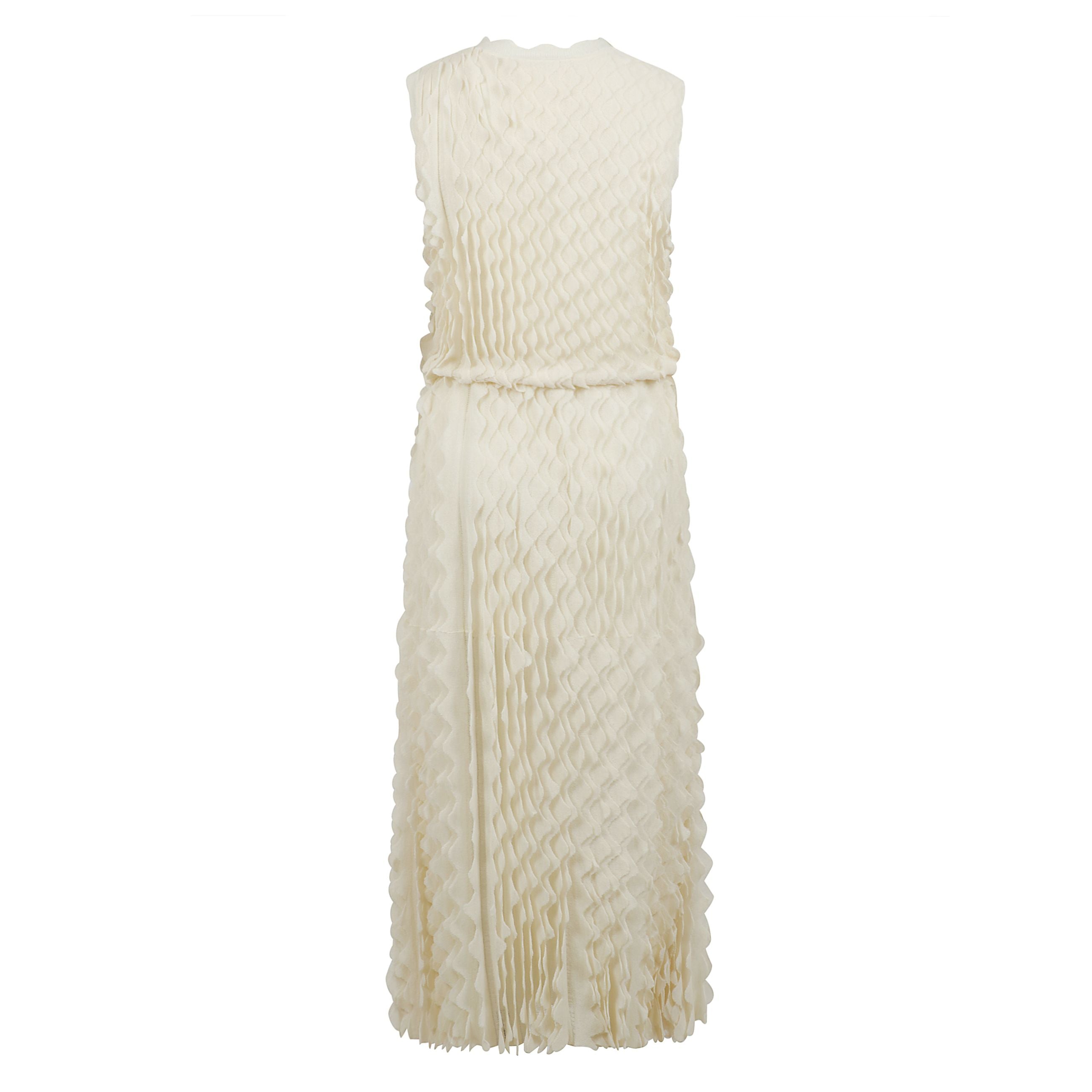 Abito lungo plissé.