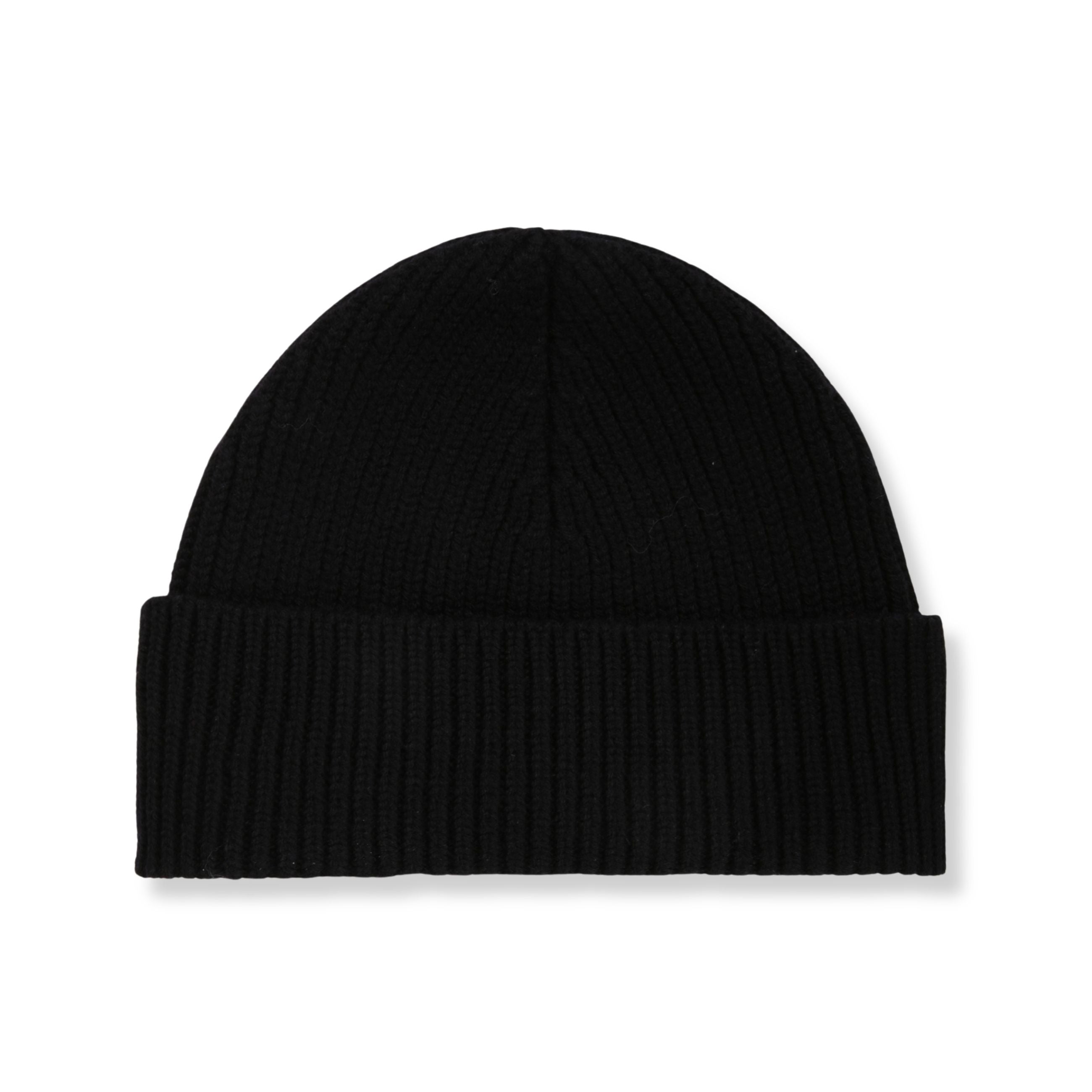 Berretto in lana ami paris. lavorazione con costine a maglia verticali. piccolo logo del brand ricamato sul davanti.