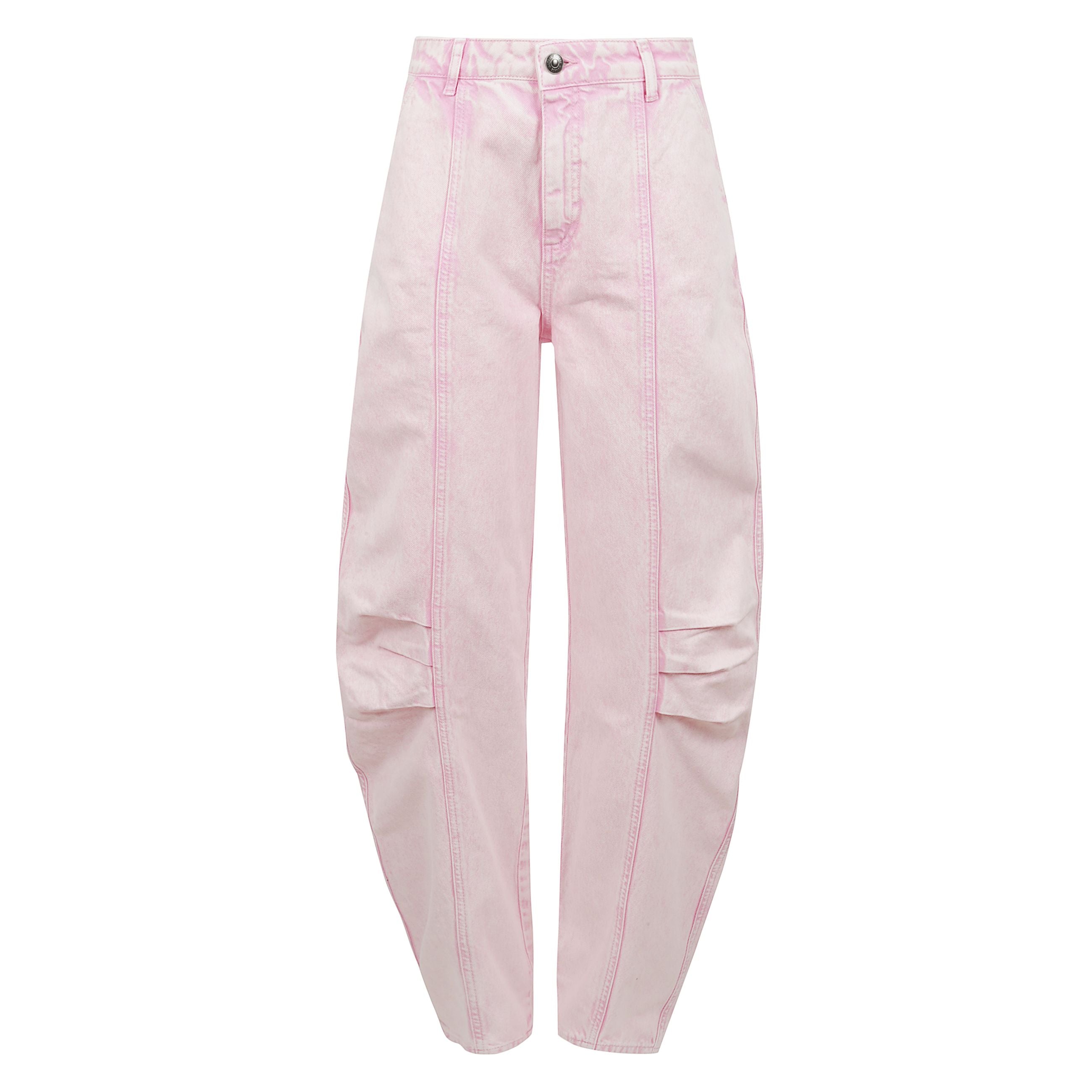 Pantaloni baloon con pieghe.