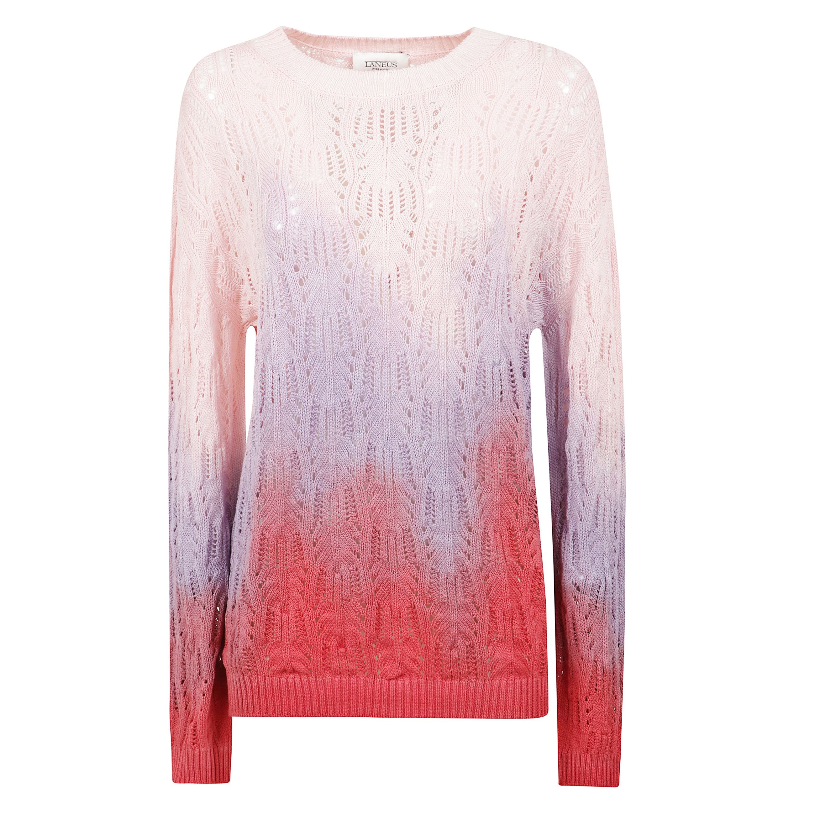 Maglia a girocollo dal design traforato