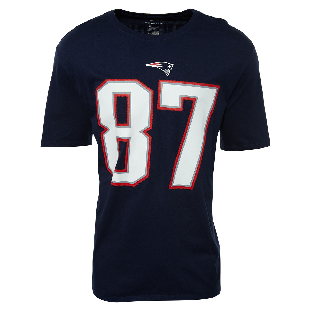 Nike New England Patriots Rob Gronkowski Player Pride Name & Number T-shirt Mens Style : 709850