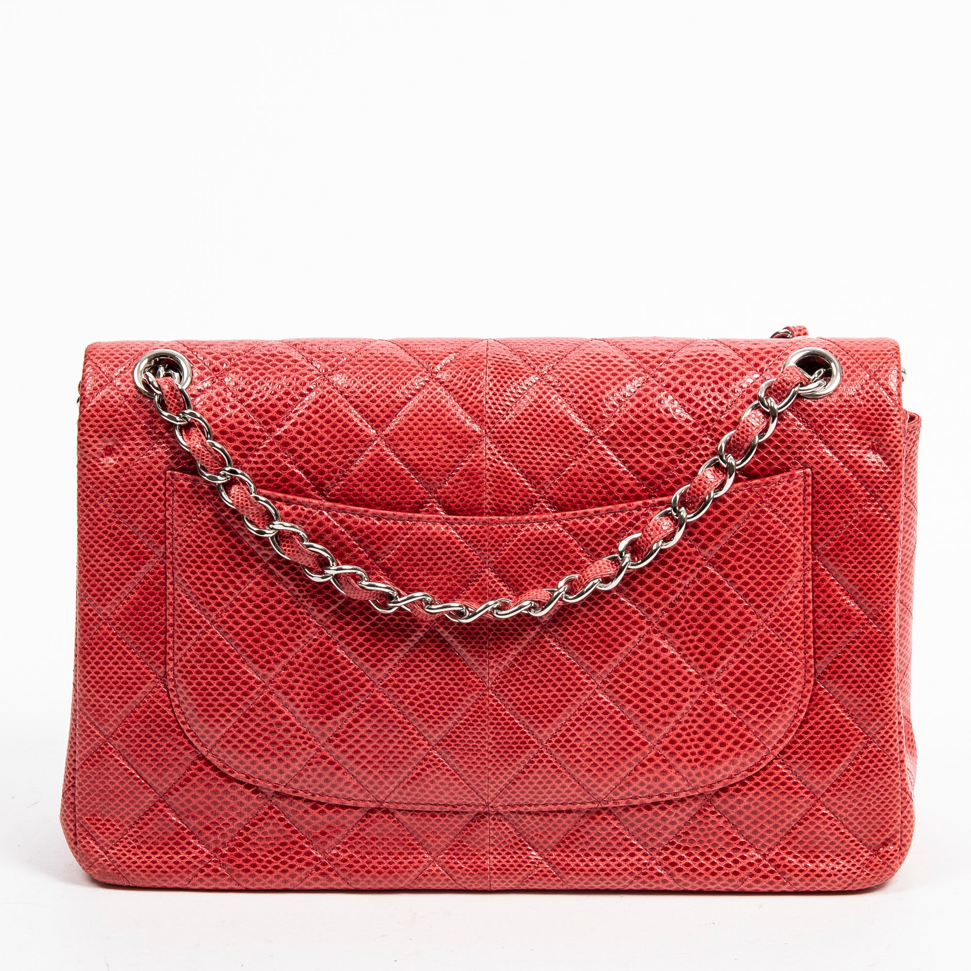 Ltd. Ed. Lizard Skin Jumbo Classic Double Flap