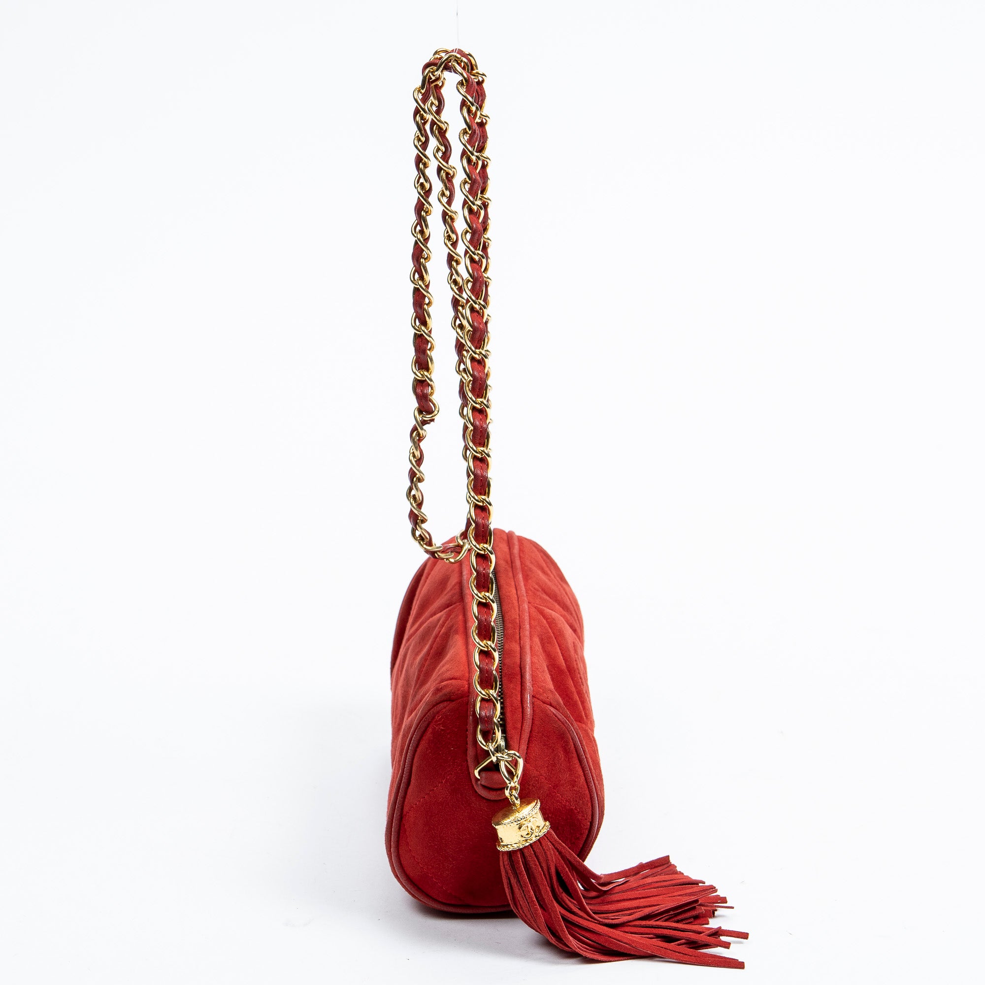 CC Tassel Diamond Bowling Bag