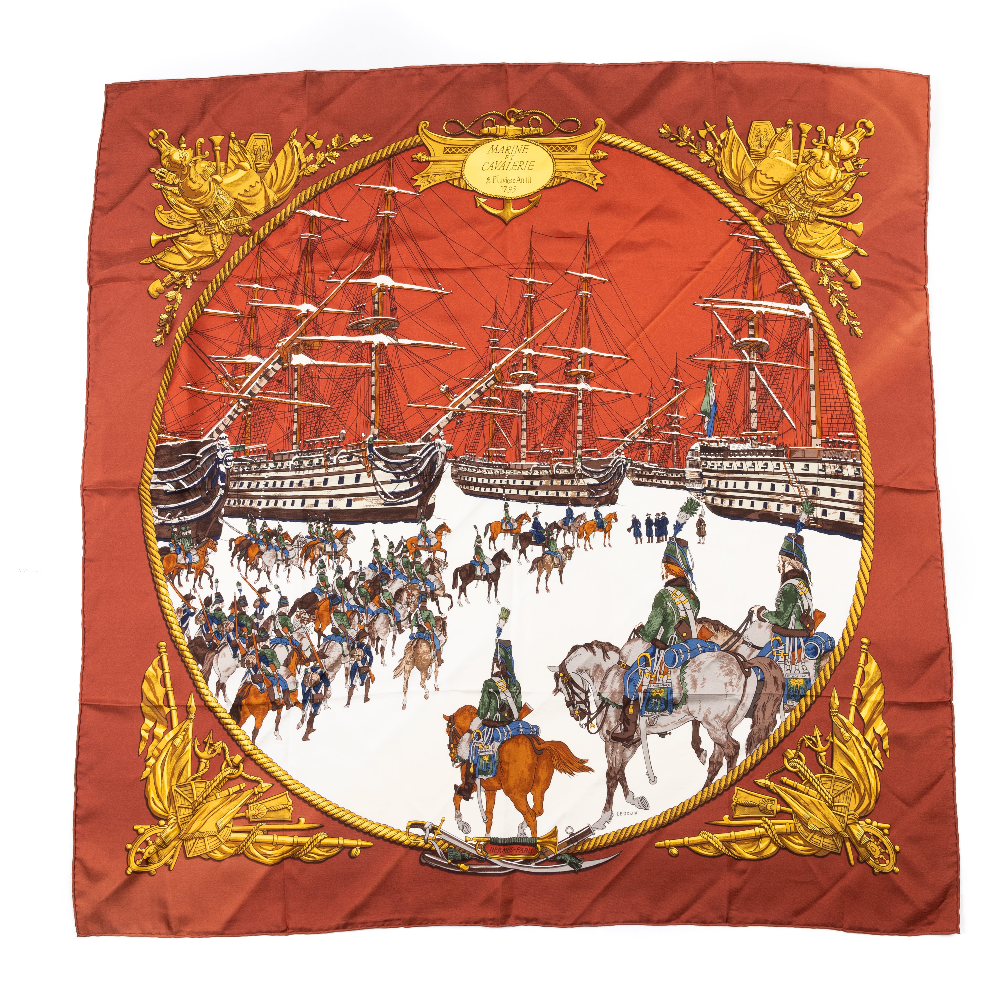 Scarf Marine et Cavalerie by Philippe Ledoux