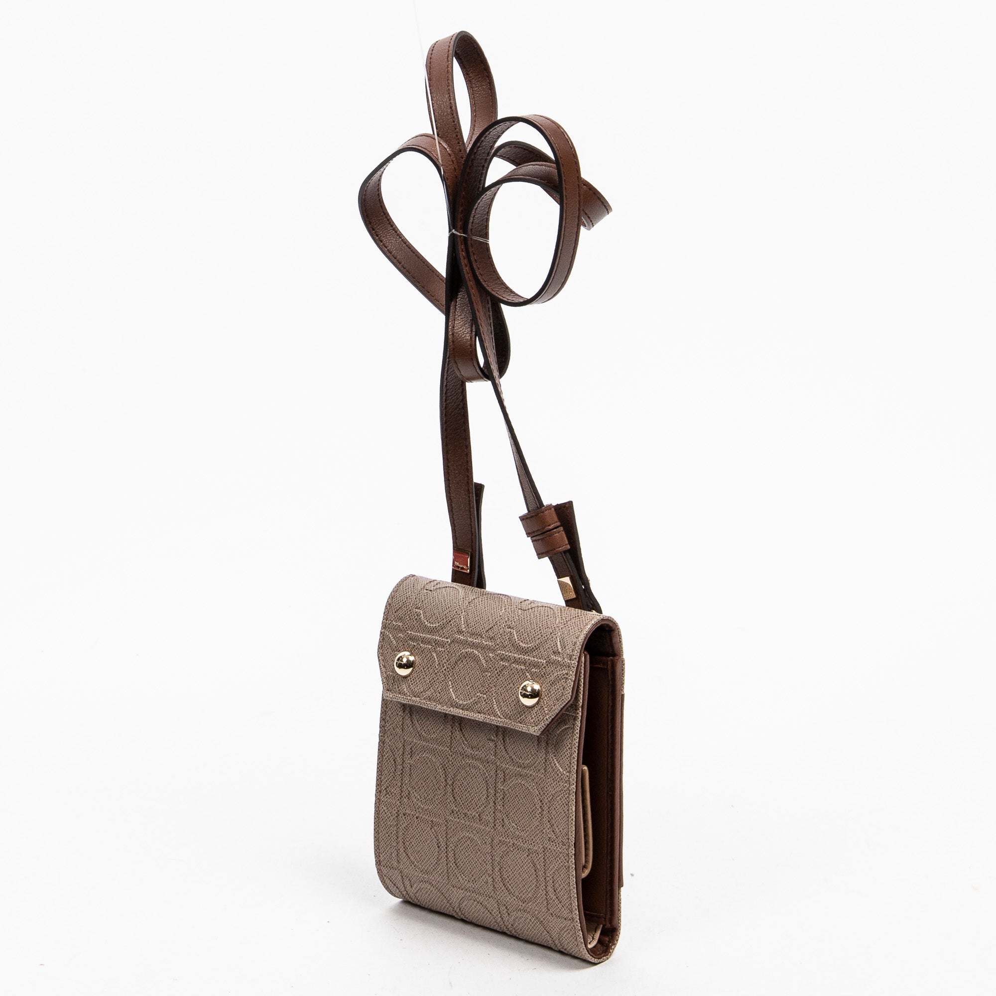 Compact Bi-fold Wallet with Straps