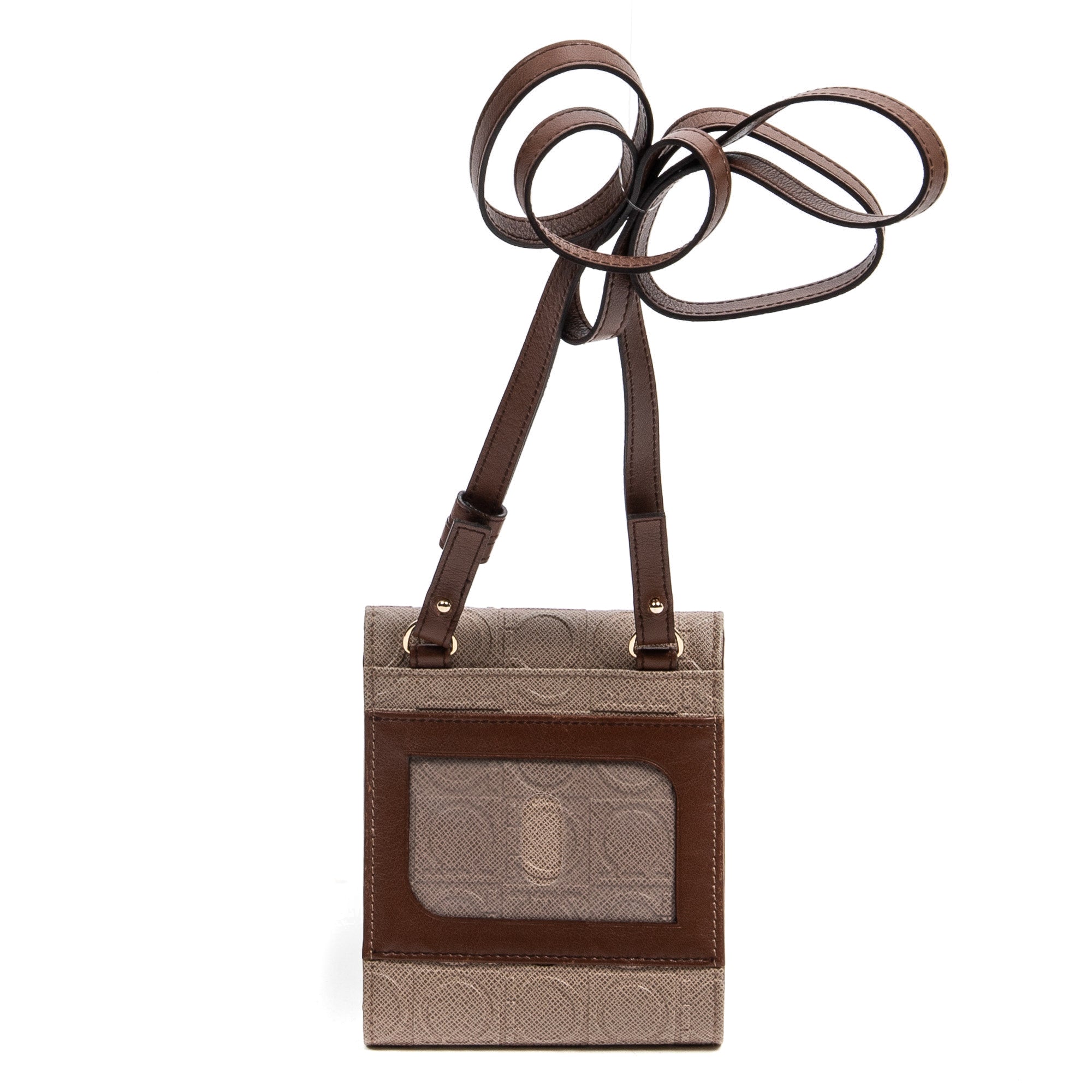 Compact Bi-fold Wallet with Straps