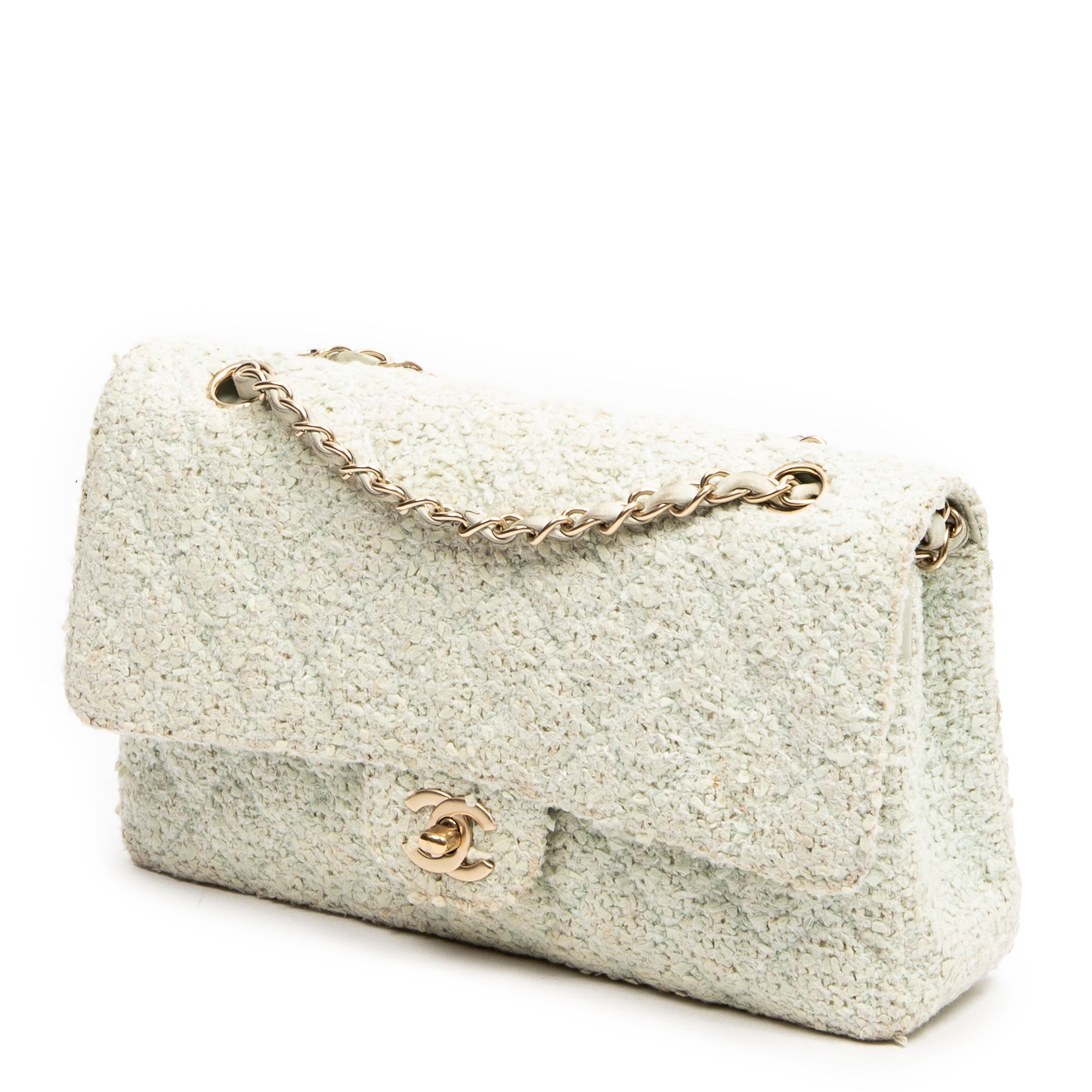Tweed Classic Medium Double Flap