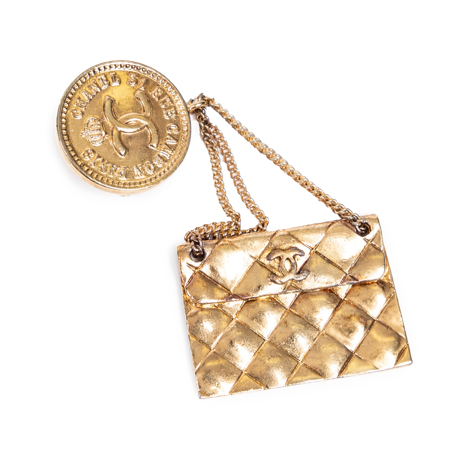 Bag Motif Brooch Pin