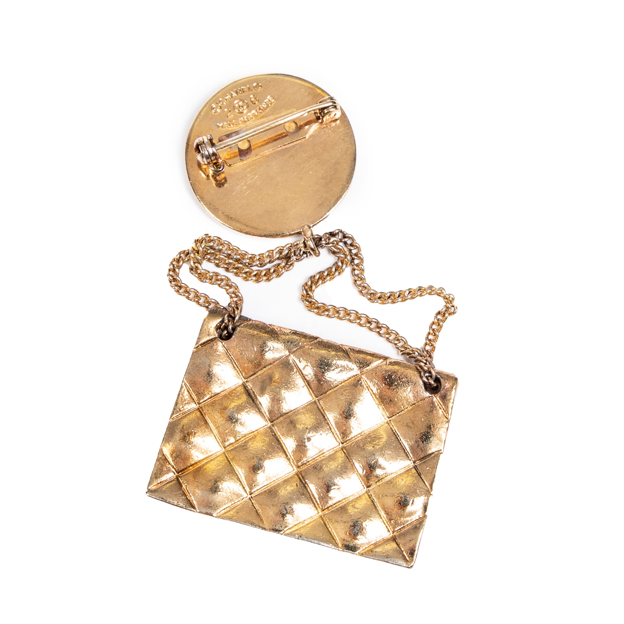 Bag Motif Brooch Pin