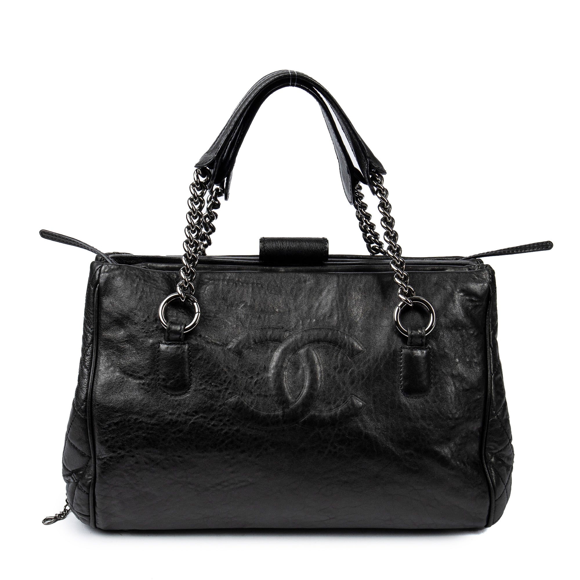Shoulder Chain Frame Tote