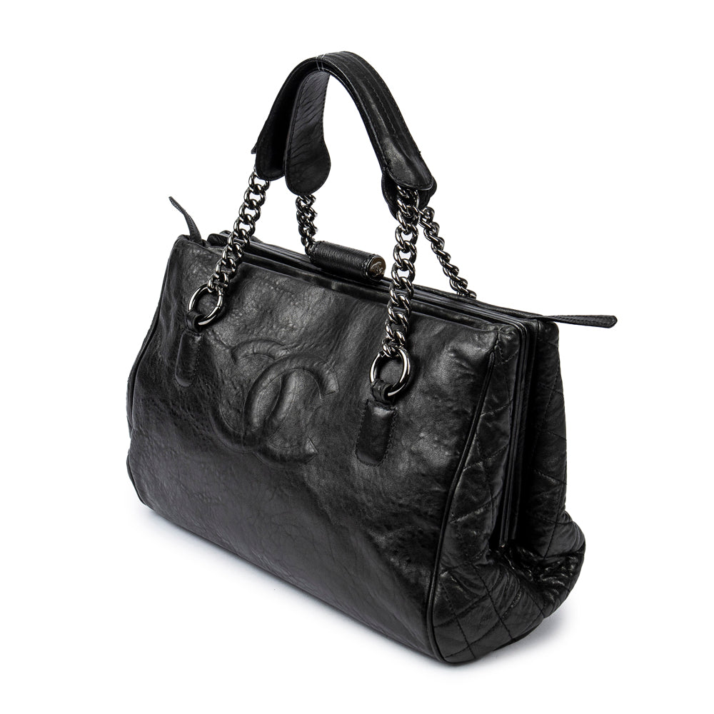 Shoulder Chain Frame Tote
