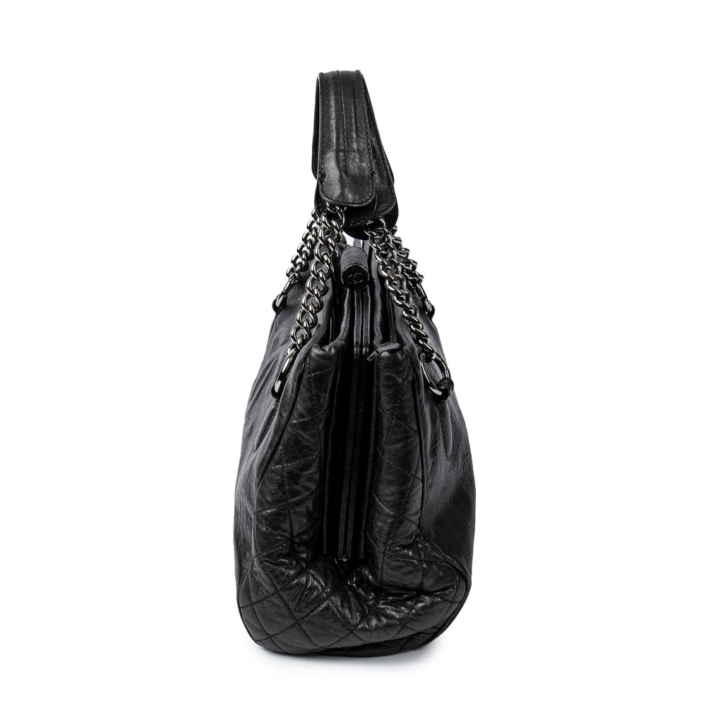 Shoulder Chain Frame Tote
