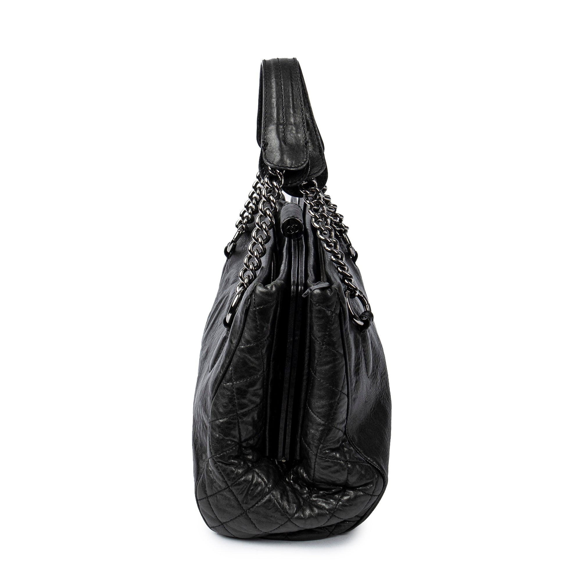 Shoulder Chain Frame Tote