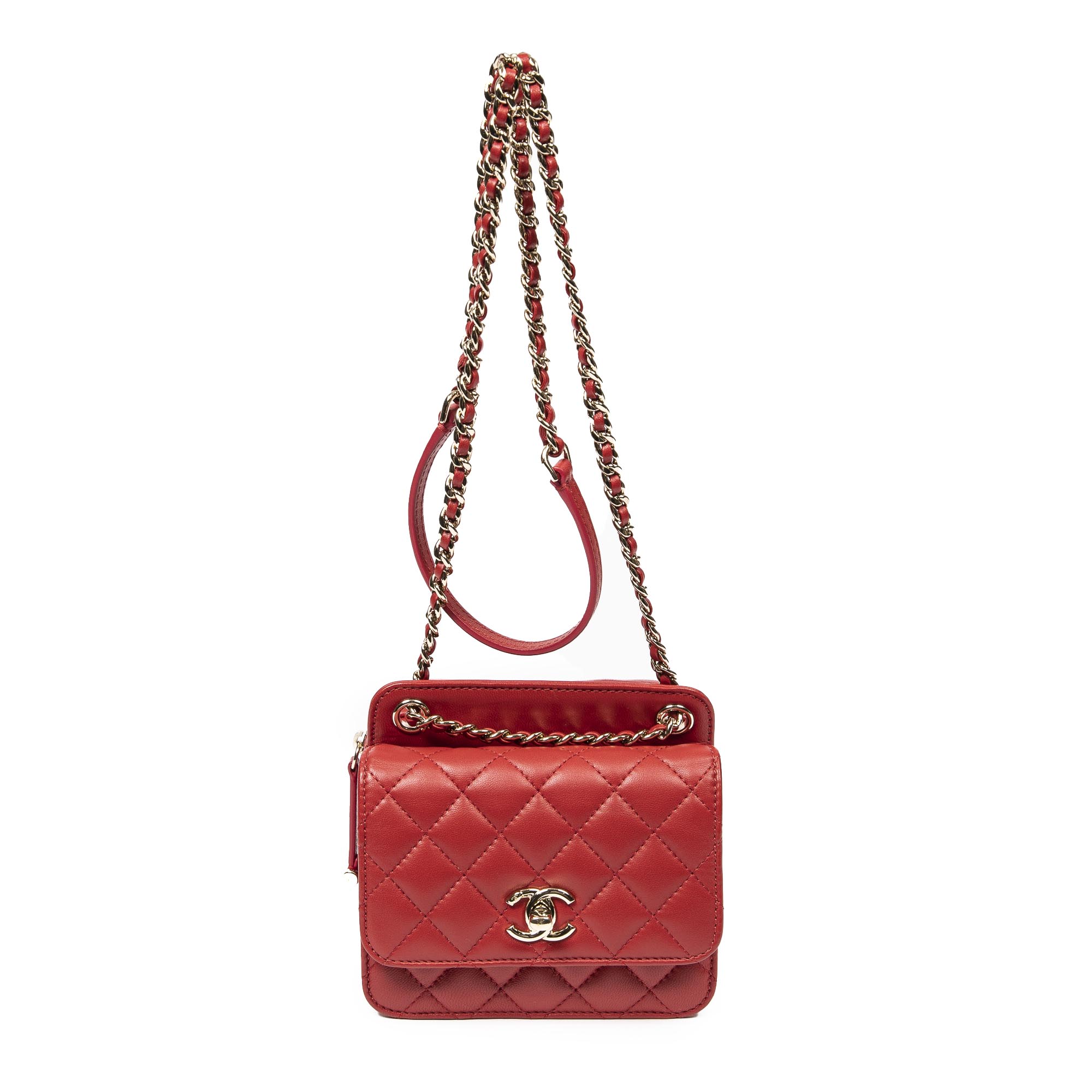 Mini Back To Back Flap Chain