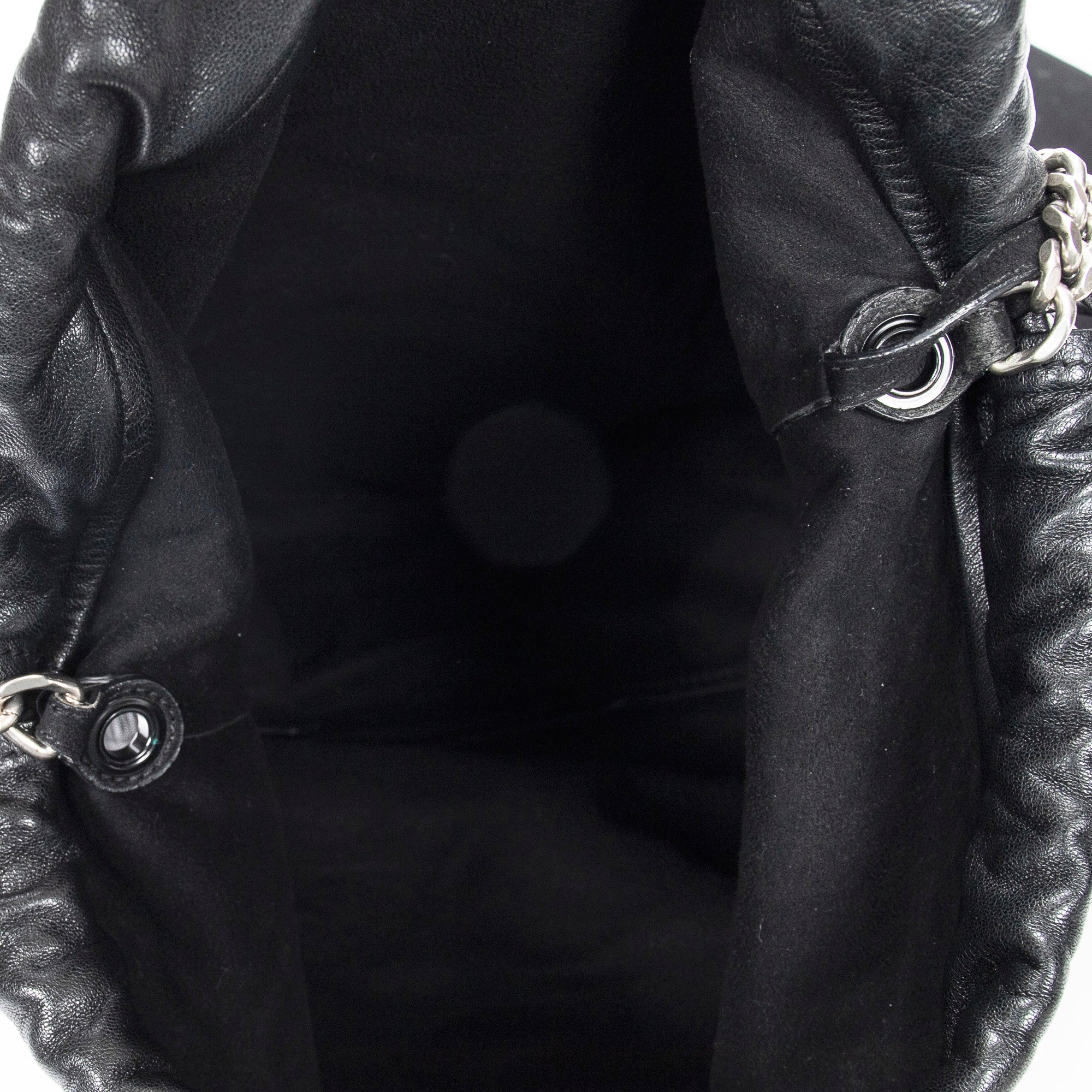 Small Teddy Drawstring Bucket Bag