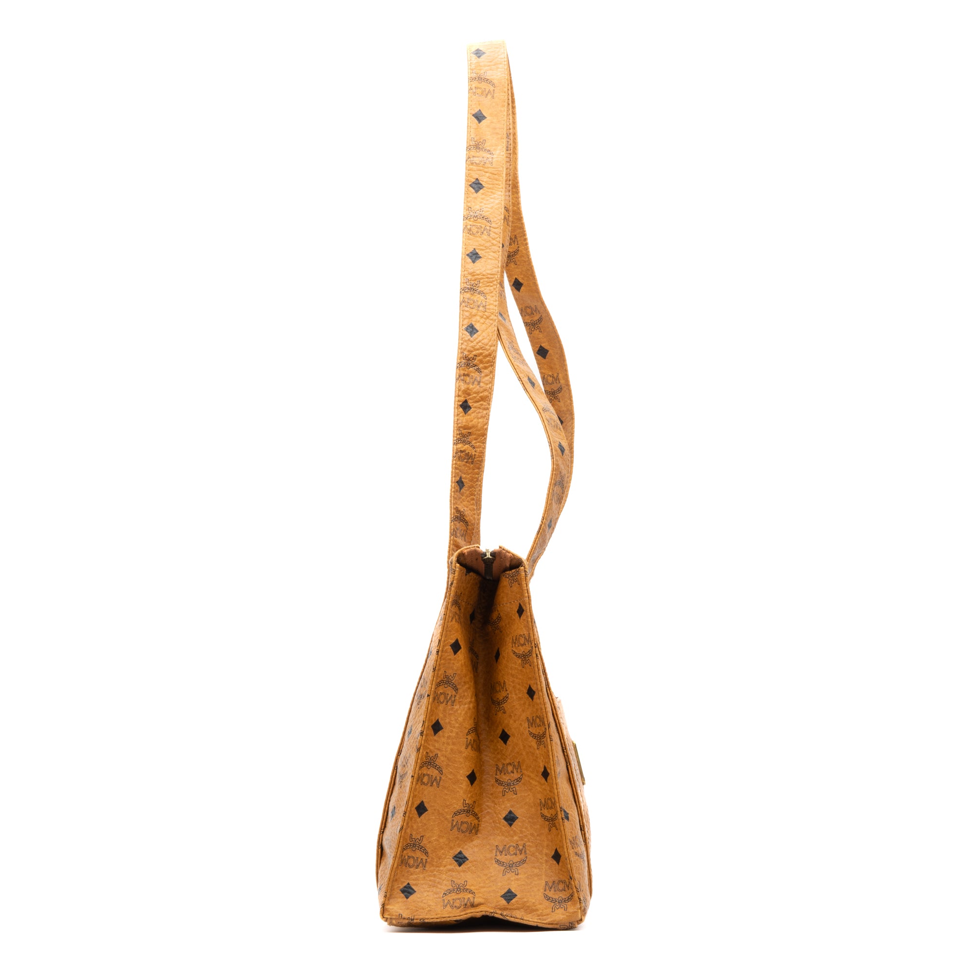 Square Long Straps Zip Tote