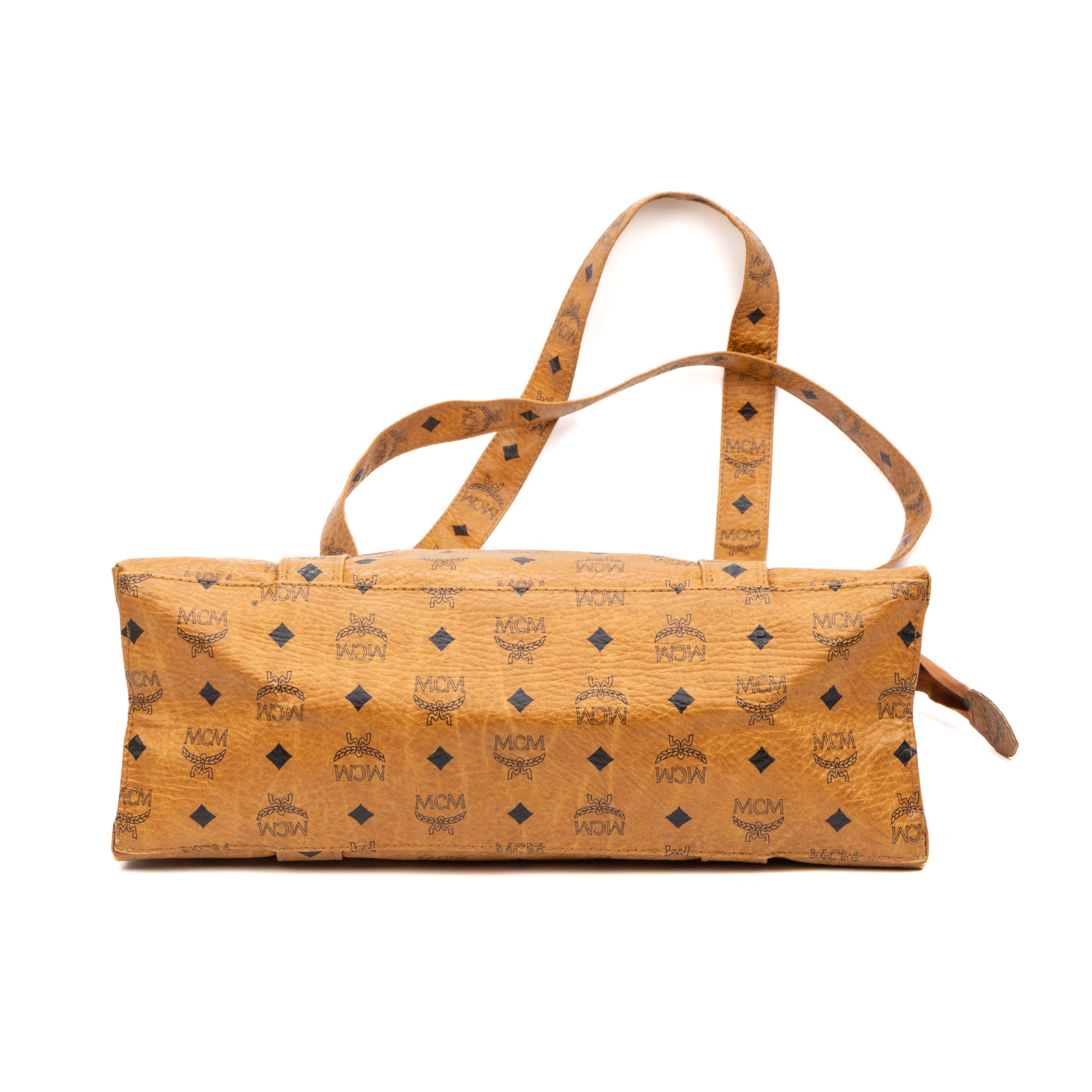 Square Long Straps Zip Tote
