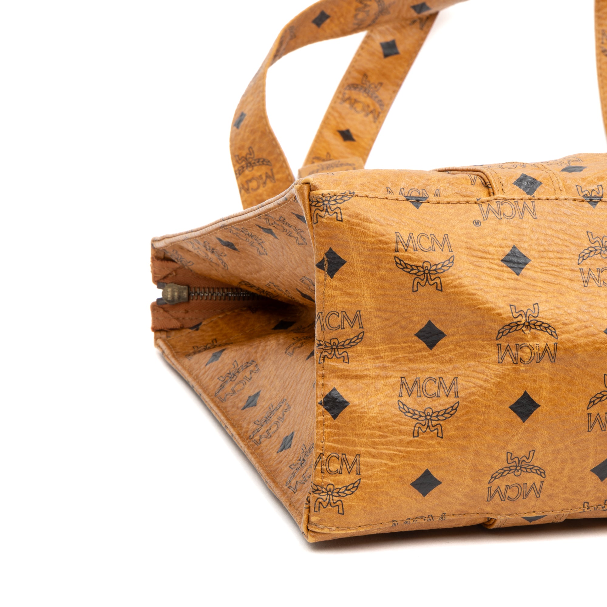 Square Long Straps Zip Tote