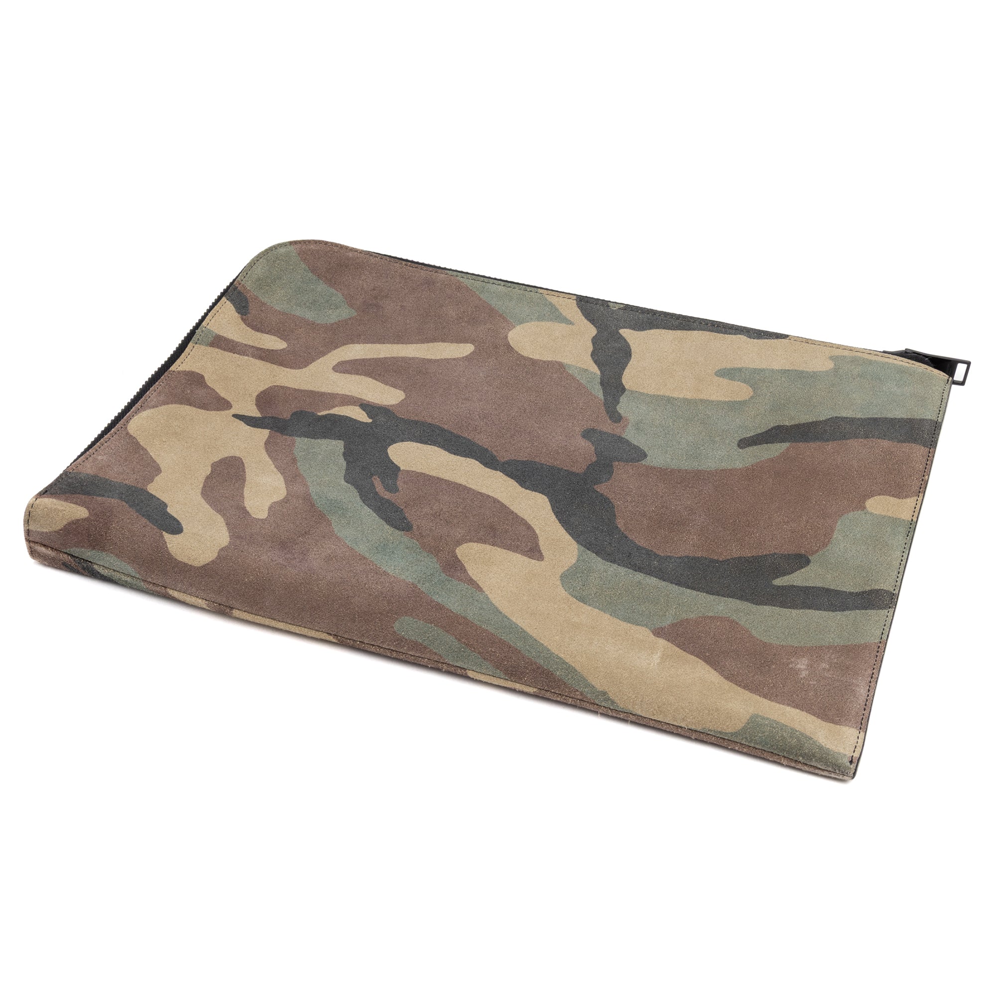 Portfolio Camouflage Zip Clutch