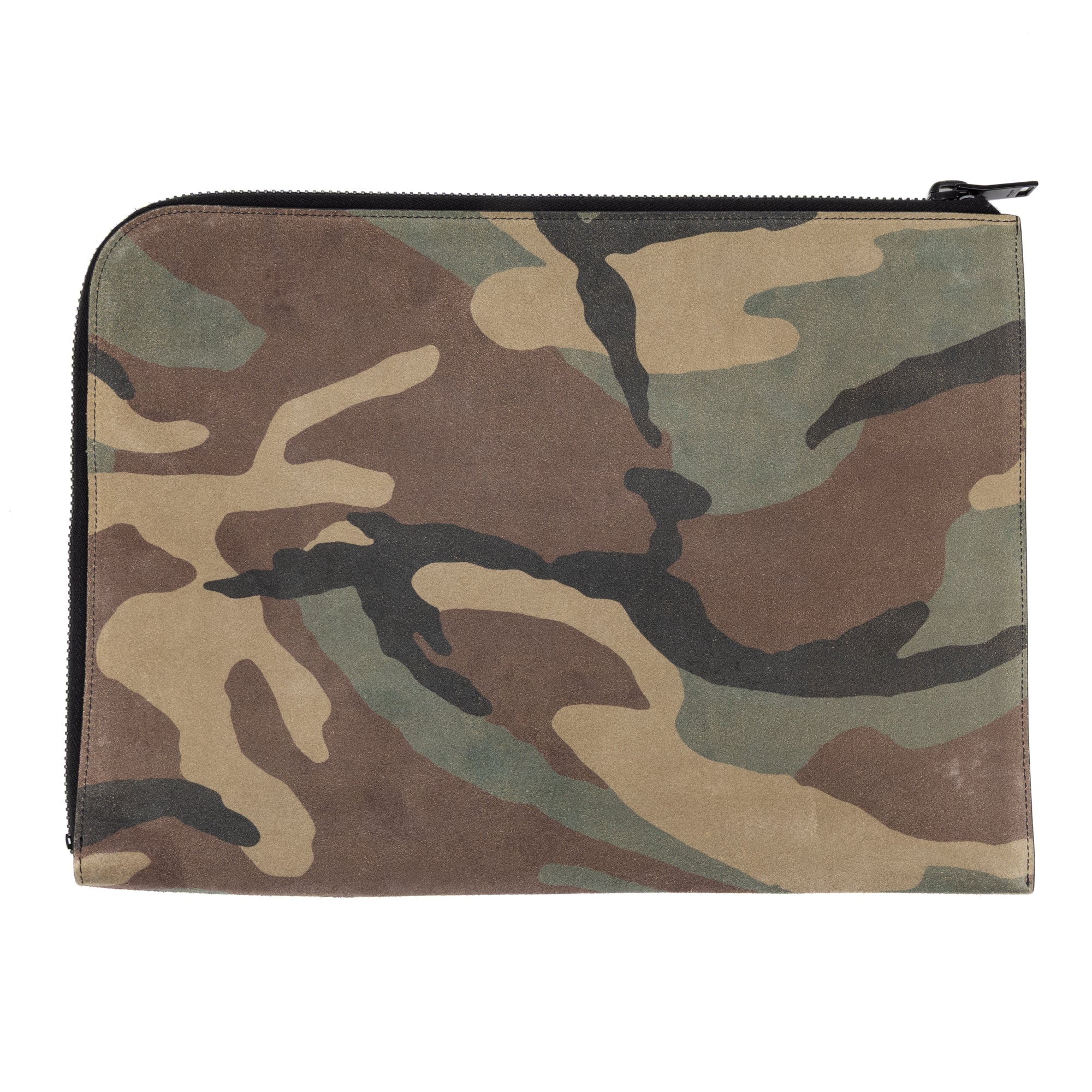 Portfolio Camouflage Zip Clutch