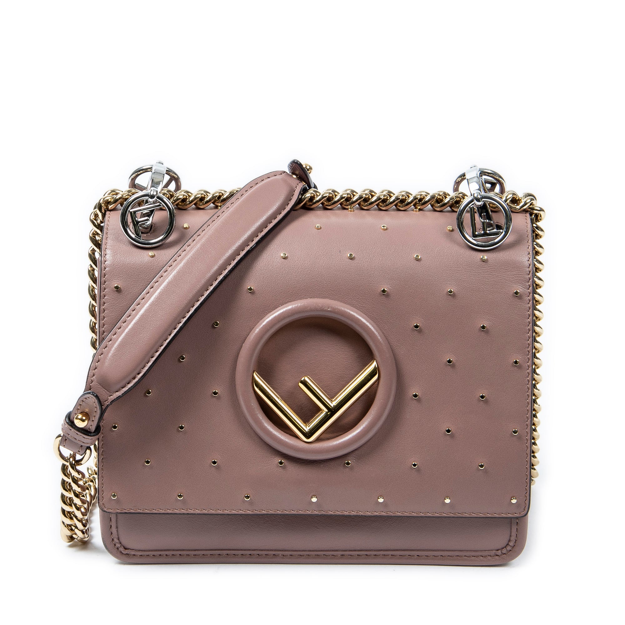 Mini Studded Kan I Logo Crossbody