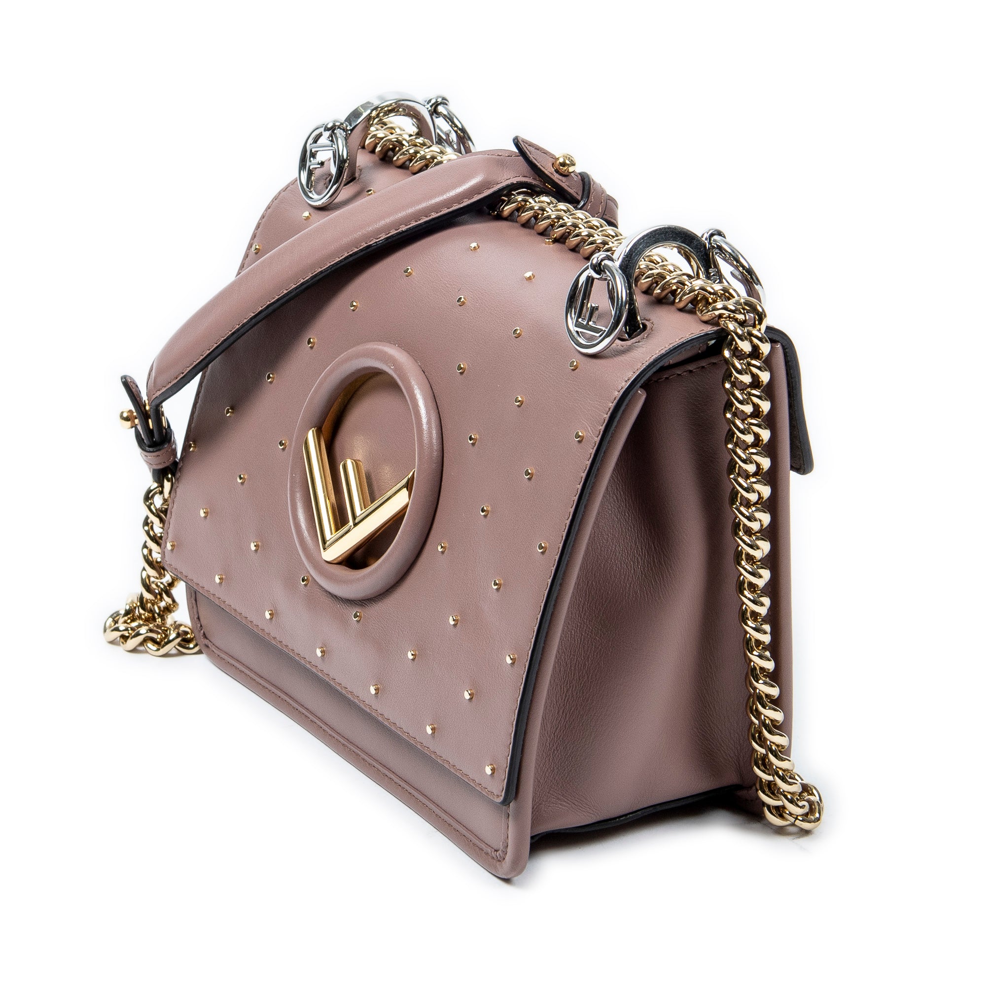 Mini Studded Kan I Logo Crossbody