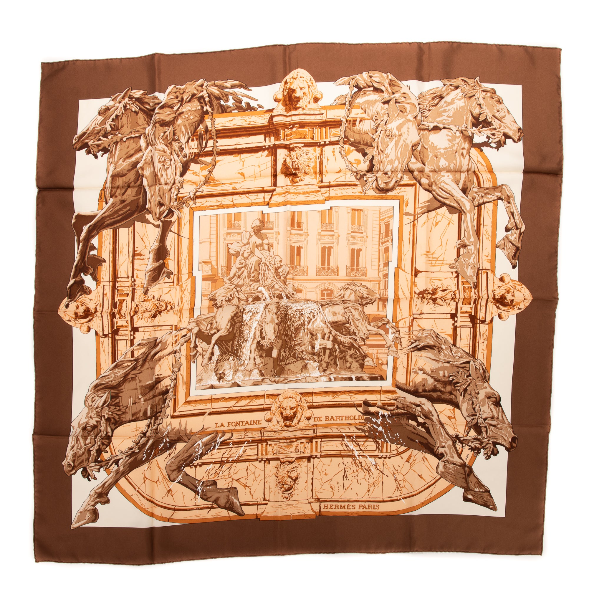 Scarf La Fontaine de Bartholdi by Vladimir Rybaltchenko